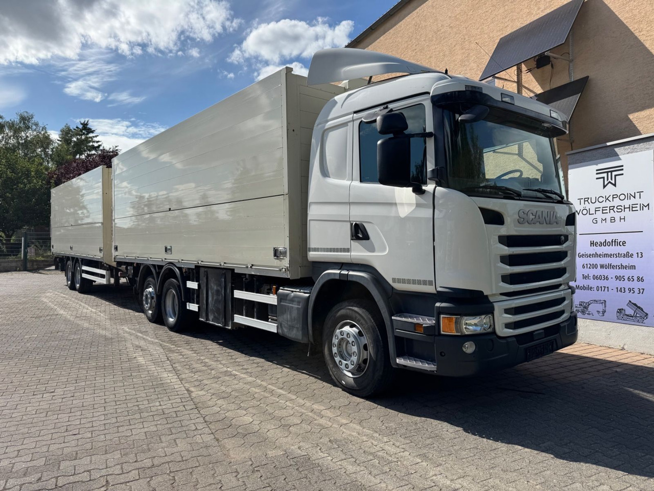 Scania G410/Lenk-Lift/2xLBW/inkl. Anhänger/Tüv-neu - Camión transporte de bebidas: foto 1 Scania G410/Lenk-Lift/2xLBW/inkl. Anhänger/Tüv-neu - Camión transporte de bebidas: foto 1