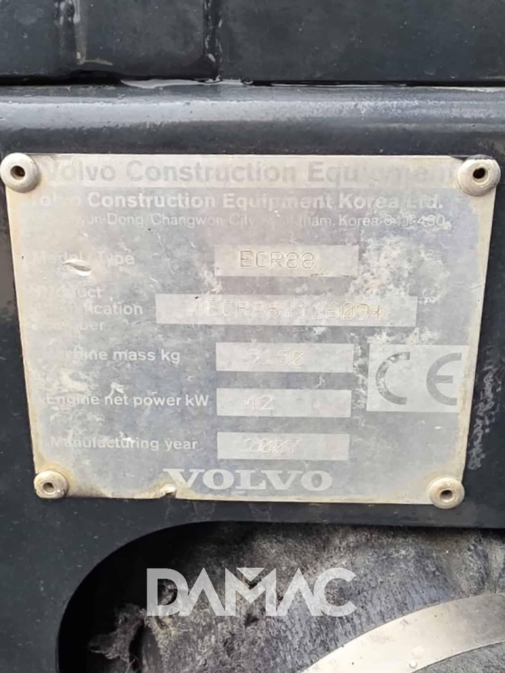 VOLVO ECR88 PLUS - Miniexcavadora: foto 5 VOLVO ECR88 PLUS - Miniexcavadora: foto 5