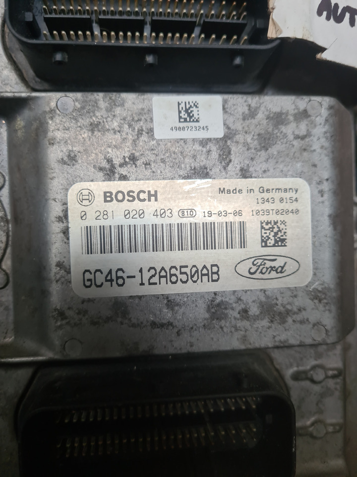 Ford KASETA KOMPUTER SILNIKA ECU F-MAX CARGO GC46 12A650 0281020403 Ford F-Max Cargo - Unidad de control para Camión: foto 2 Ford KASETA KOMPUTER SILNIKA ECU F-MAX CARGO GC46 12A650 0281020403 Ford F-Max Cargo - Unidad de control para Camión: foto 2