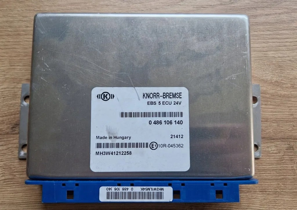 STEROWNIK KASETA EBS KNORR-BREMSE 0486106140 MH3W41212258 - Unidad de control: foto 1 STEROWNIK KASETA EBS KNORR-BREMSE 0486106140 MH3W41212258 - Unidad de control: foto 1