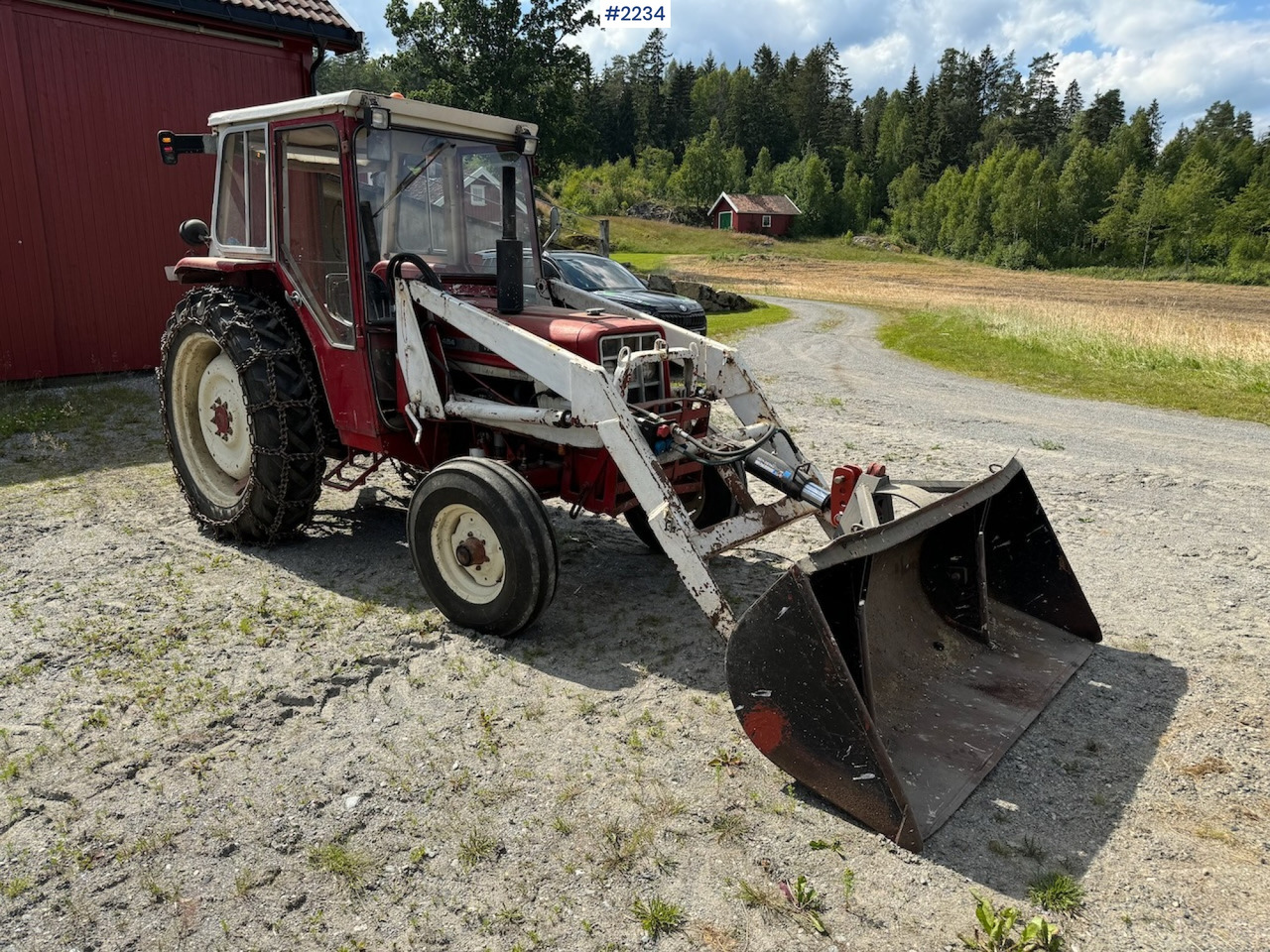 1973 International Harvester 454 w/front loader. - Tractor: foto 1 1973 International Harvester 454 w/front loader. - Tractor: foto 1