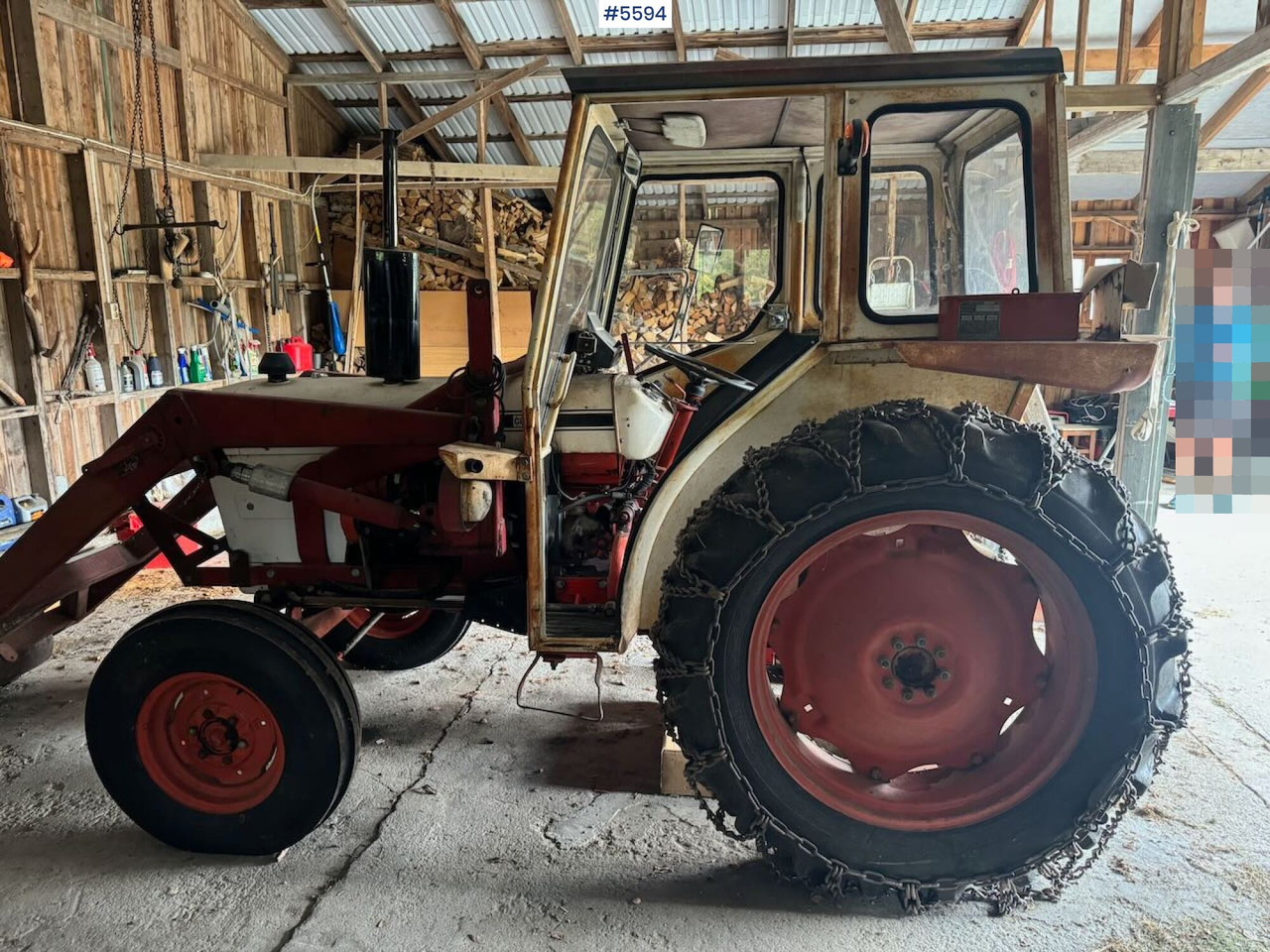 1974 David Brown 885 w/ loaders and chain. - Tractor: foto 4 1974 David Brown 885 w/ loaders and chain. - Tractor: foto 4
