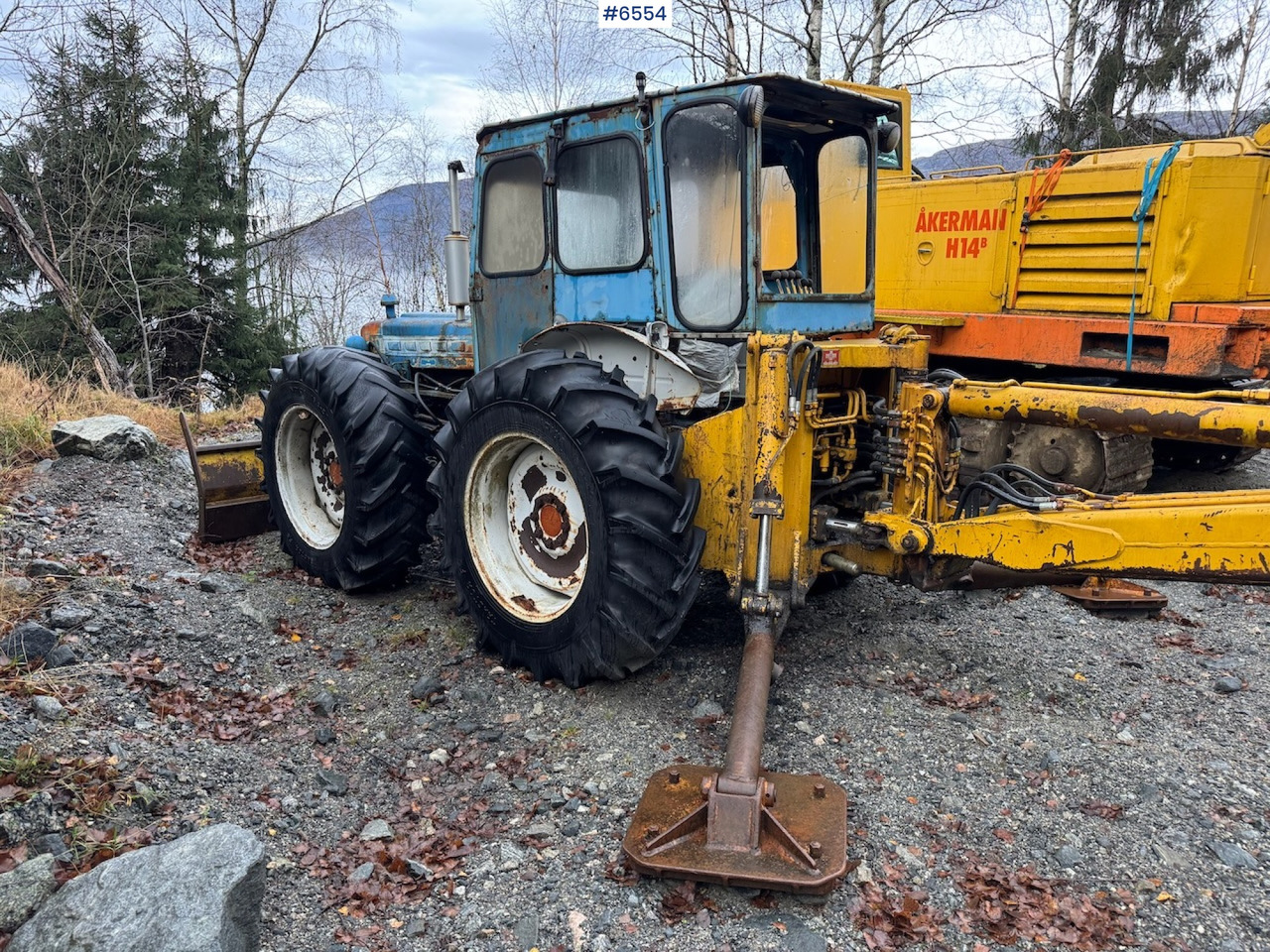 1976 Ford County 854T Super 4 w/ Hymas excavator attachment. - Tractor: foto 4 1976 Ford County 854T Super 4 w/ Hymas excavator attachment. - Tractor: foto 4