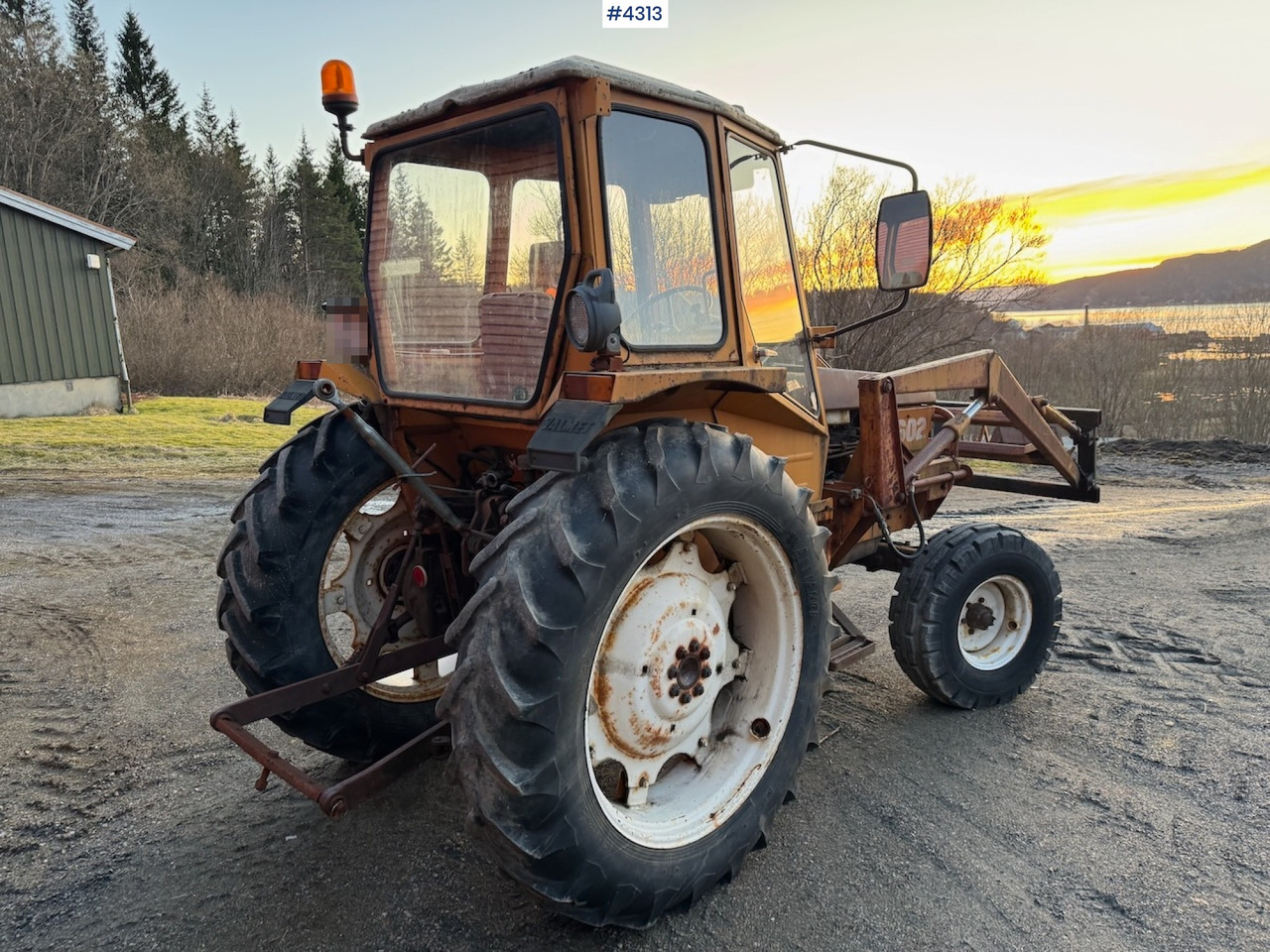 Tractor 1980 Valmet 602 m/ frontlaster: foto 7