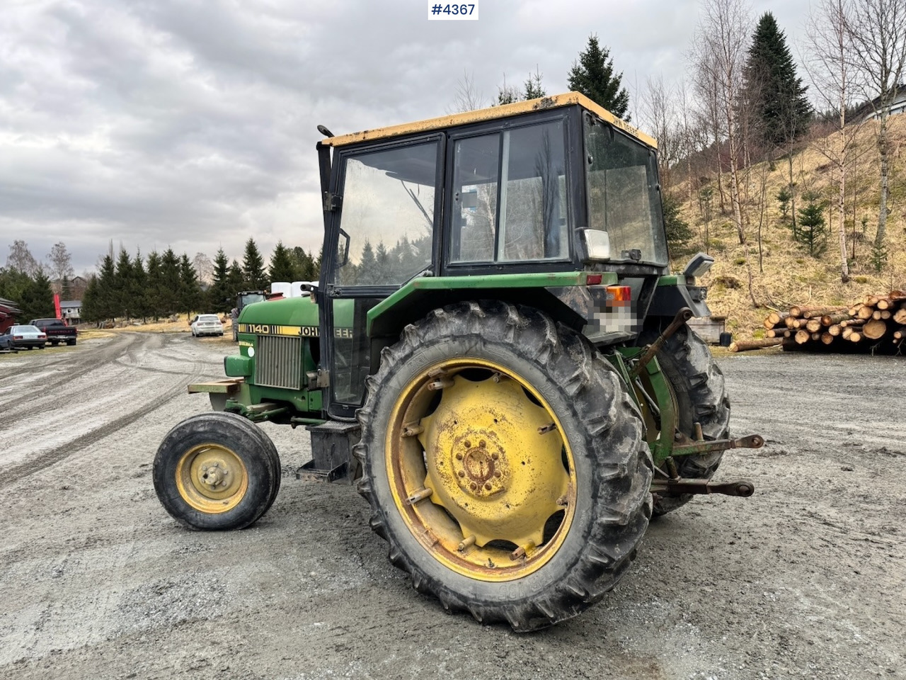 1982 John Deere 1140 4x2 Tractor w/ Twin Wheels and Chains. - Tractor: foto 4 1982 John Deere 1140 4x2 Tractor w/ Twin Wheels and Chains. - Tractor: foto 4