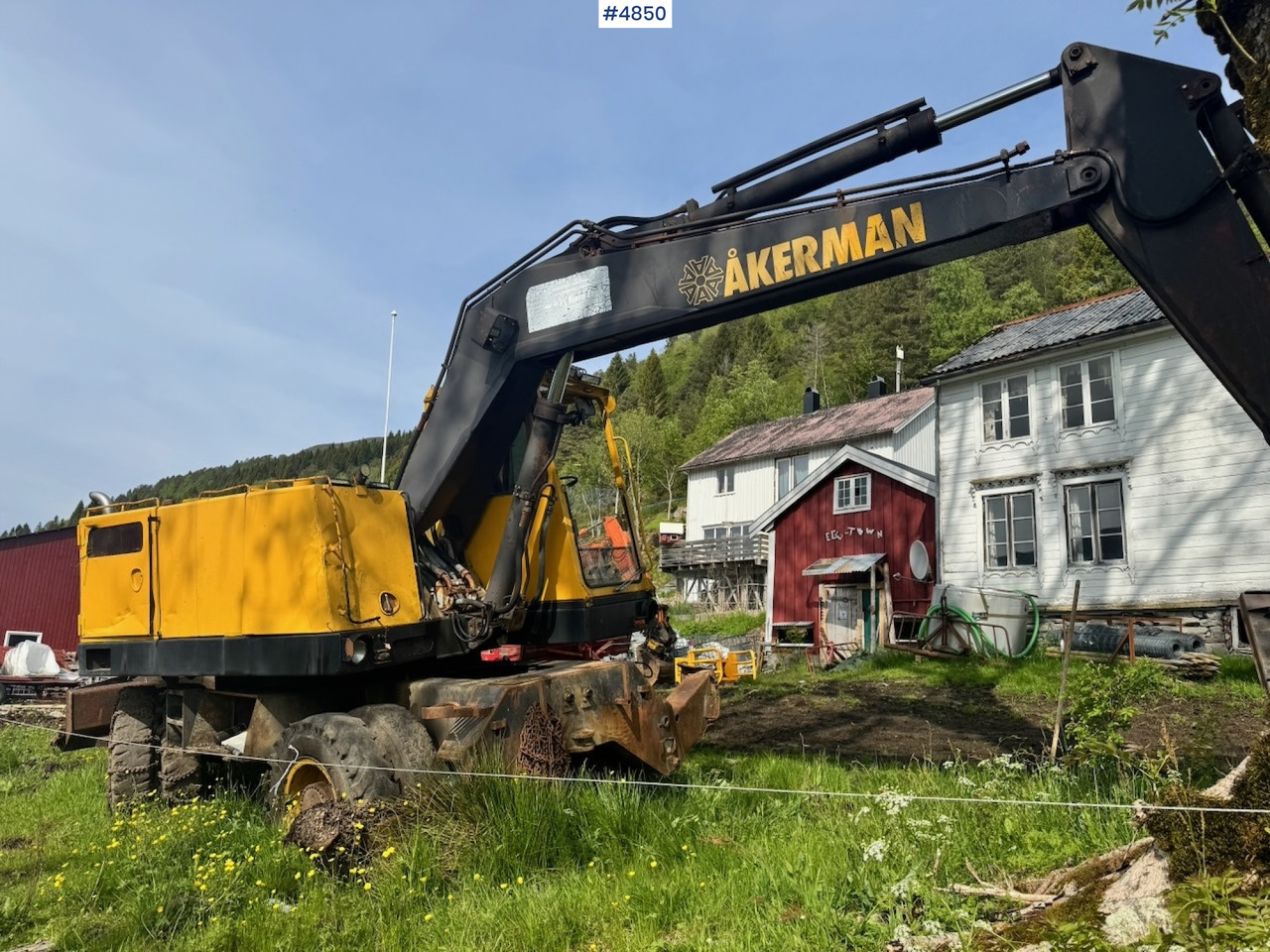 1983 Åkerman H7 Wheeled excavator with digging bucket - Excavadora de ruedas: foto 4 1983 Åkerman H7 Wheeled excavator with digging bucket - Excavadora de ruedas: foto 4
