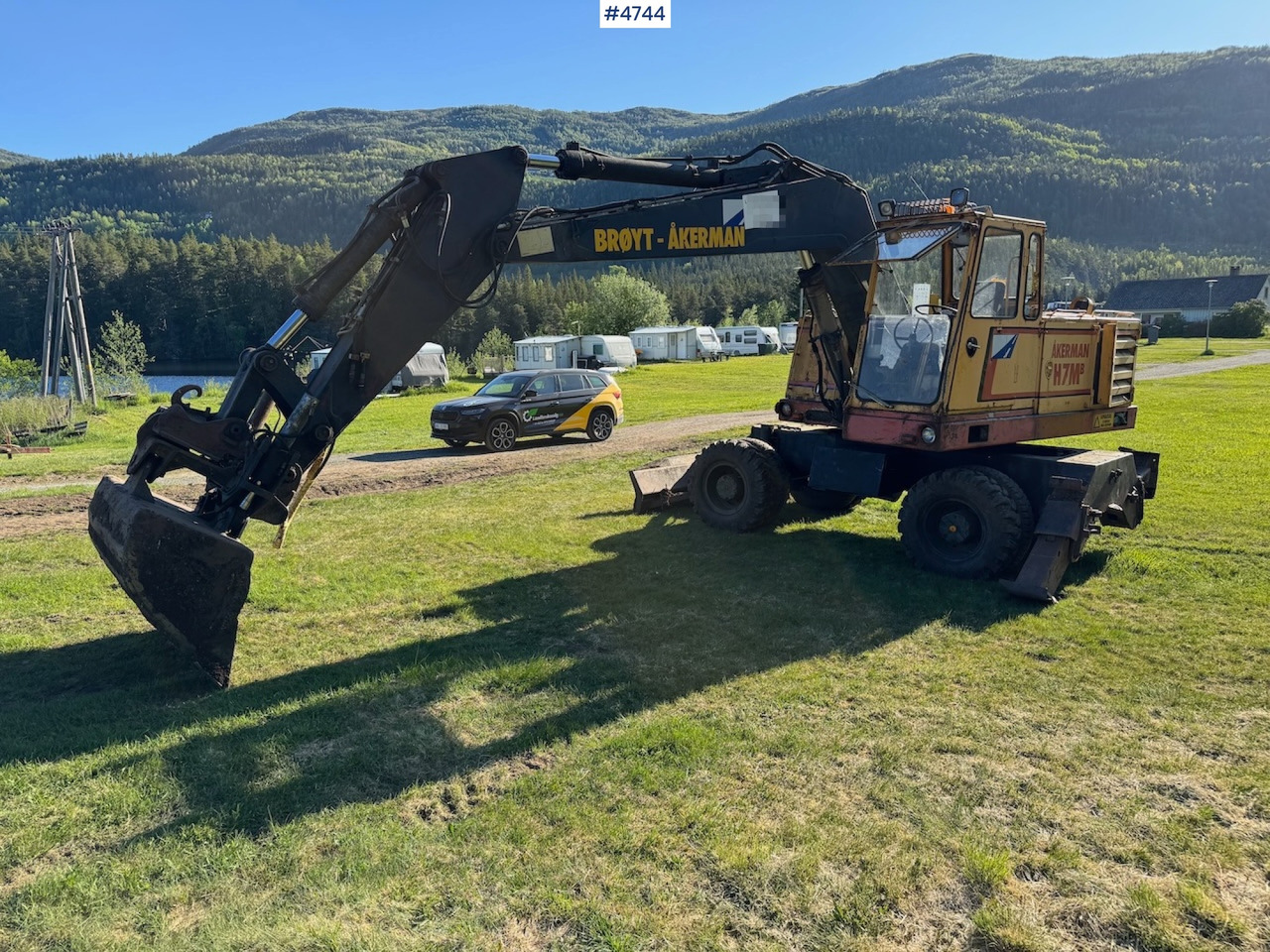 1985 Åkerman H7M B Wheel machine - Excavadora de ruedas: foto 4 1985 Åkerman H7M B Wheel machine - Excavadora de ruedas: foto 4
