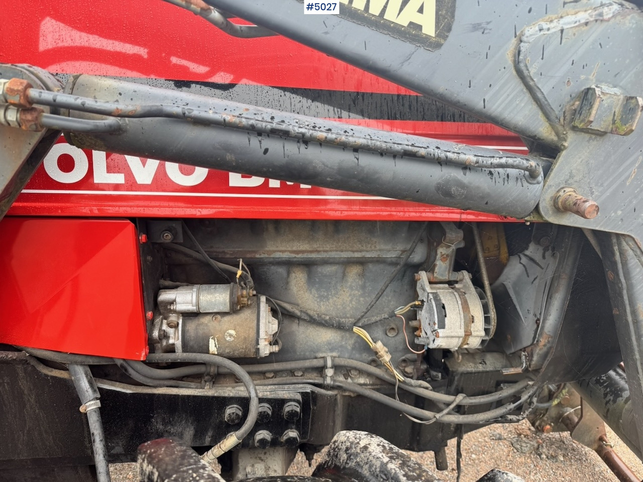 Tractor 1985 Volvo Valmet 805 Turbo 4x4 w/ Front loader: foto 23