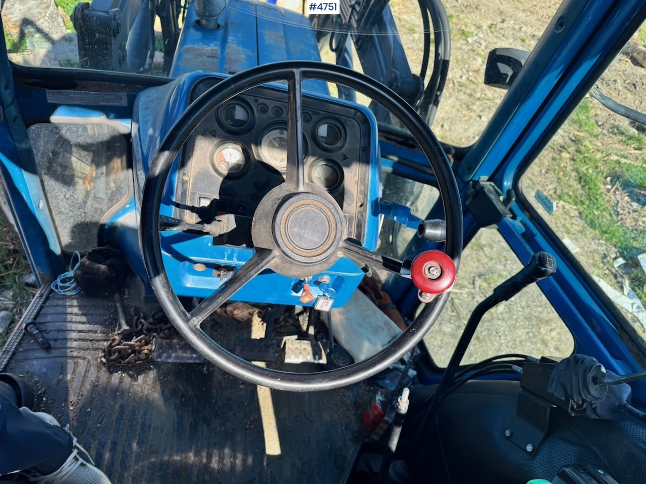 Tractor 1987 Ford 6610 4x4 w/ Front loader.: foto 16