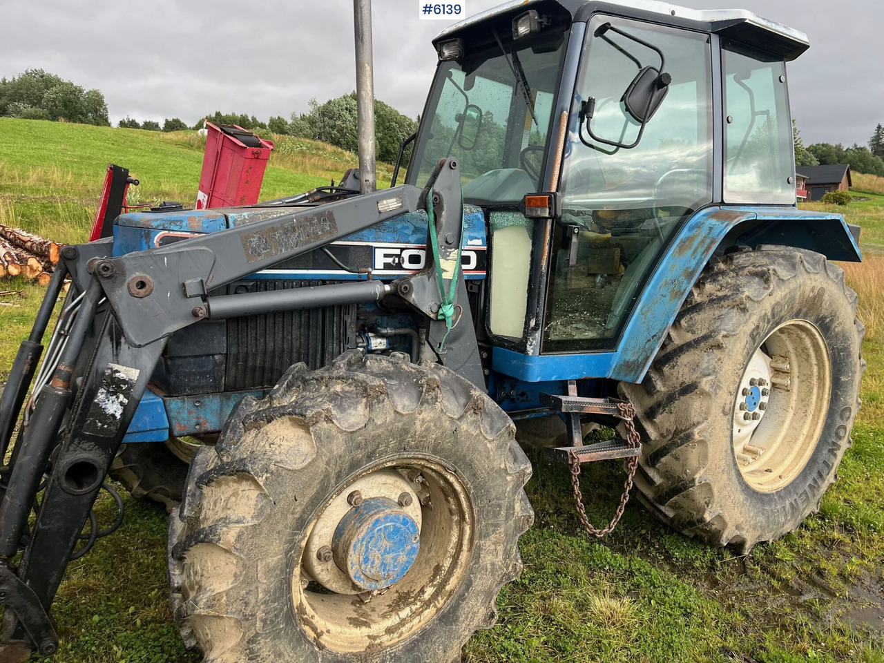 1992 Ford 5640 w/ Trima front loader - Tractor: foto 1 1992 Ford 5640 w/ Trima front loader - Tractor: foto 1