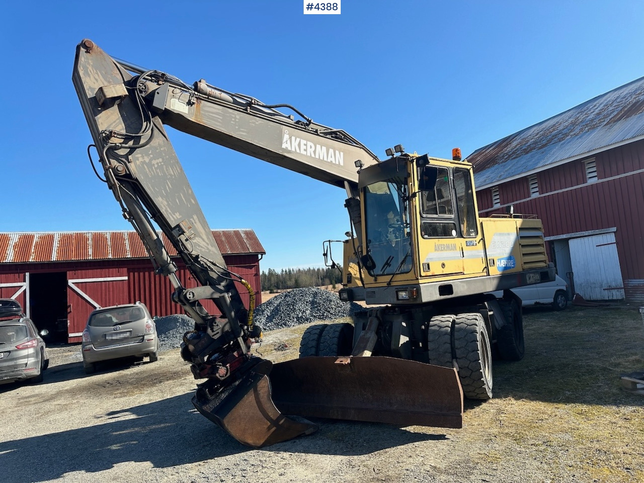 1995 Åkermann EW200 Wheel machine w/ grading bucket og tiltrotator. WATCH VIDEO. - Excavadora: foto 5 1995 Åkermann EW200 Wheel machine w/ grading bucket og tiltrotator. WATCH VIDEO. - Excavadora: foto 5