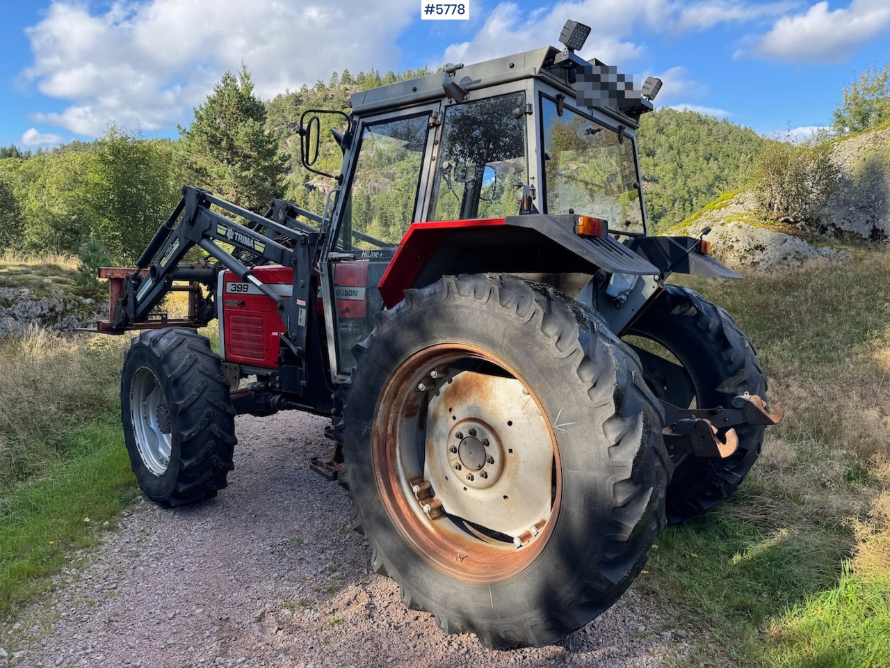 Tractor 1995 Massey Ferguson 399 w/ front loader.: foto 6 Tractor 1995 Massey Ferguson 399 w/ front loader.: foto 6