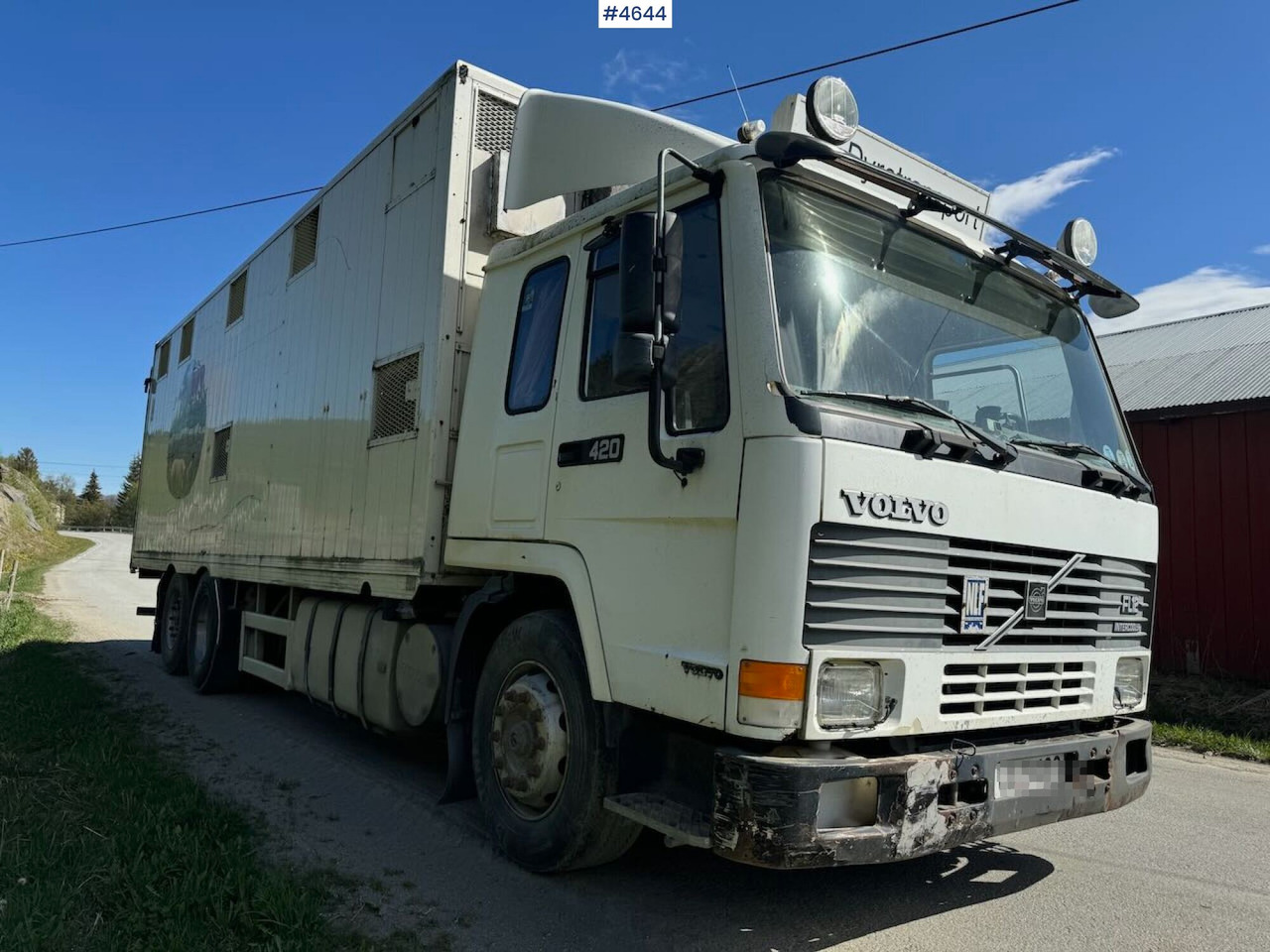 1997 Volvo FL12 6x2 Dyretransportbil - Camión transporte de ganado: foto 4 1997 Volvo FL12 6x2 Dyretransportbil - Camión transporte de ganado: foto 4