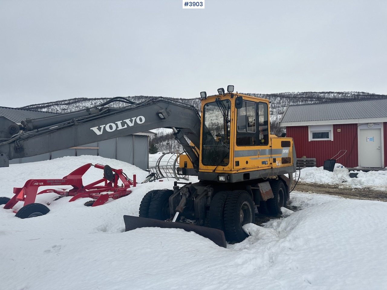 1998 Volvo EW150C wheel digger rep object w/ sanding bucket - Excavadora: foto 2 1998 Volvo EW150C wheel digger rep object w/ sanding bucket - Excavadora: foto 2