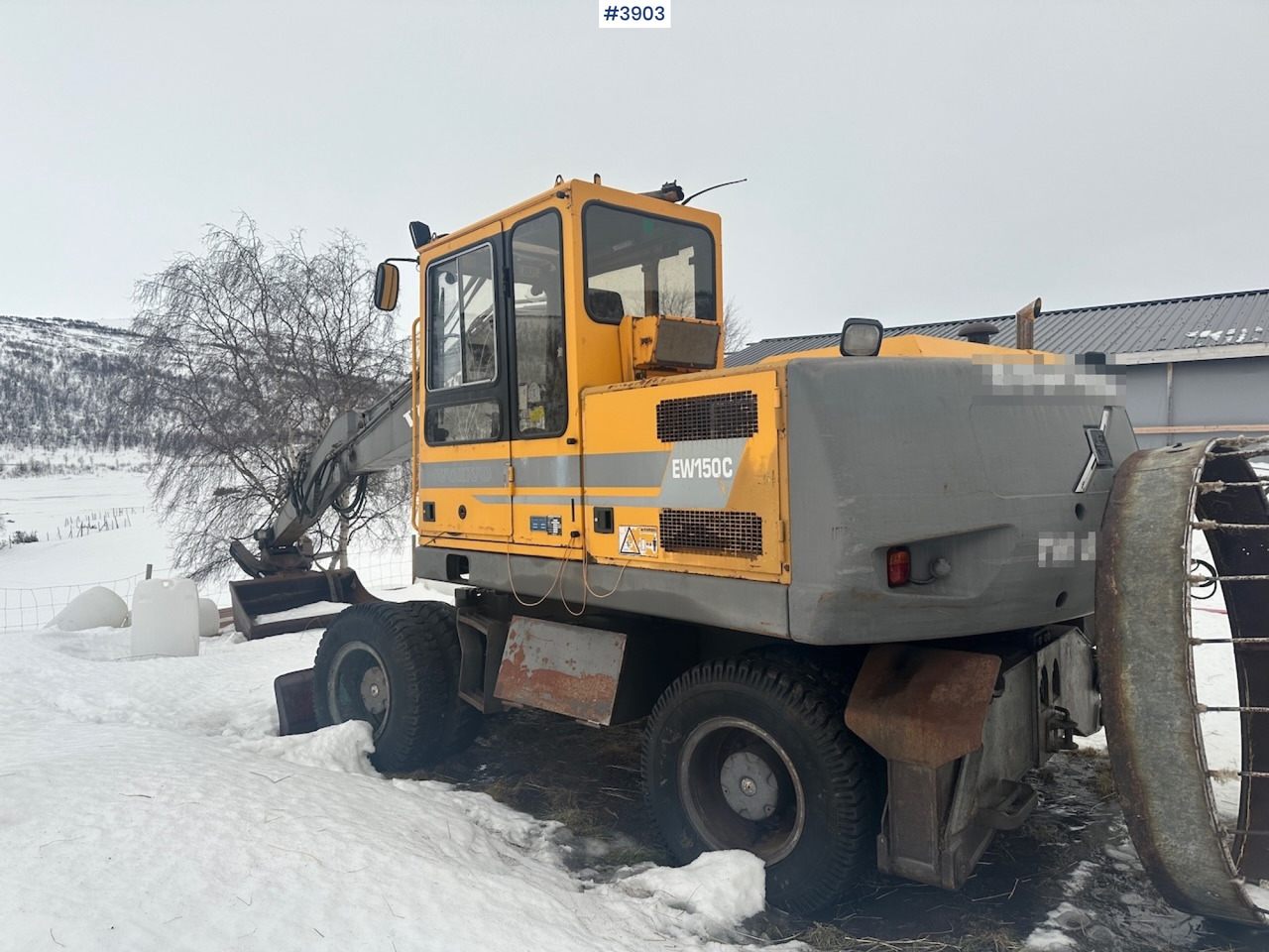 1998 Volvo EW150C wheel digger rep object w/ sanding bucket - Excavadora: foto 4 1998 Volvo EW150C wheel digger rep object w/ sanding bucket - Excavadora: foto 4