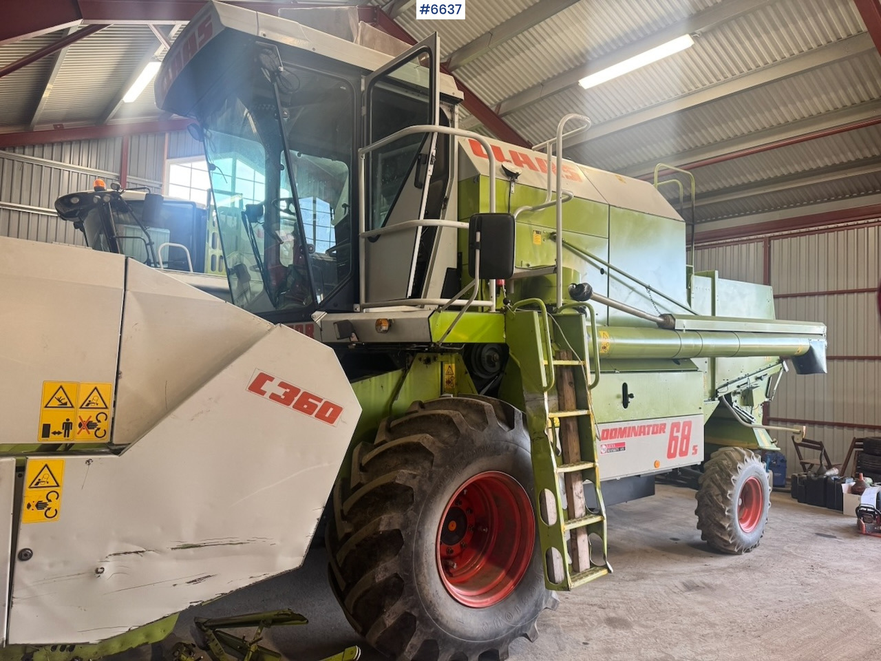 1999 Claas Dominator 68 S combine harvester with twin wheels. Well-maintained / Recently upgraded! - Cosechadora de granos: foto 3 1999 Claas Dominator 68 S combine harvester with twin wheels. Well-maintained / Recently upgraded! - Cosechadora de granos: foto 3