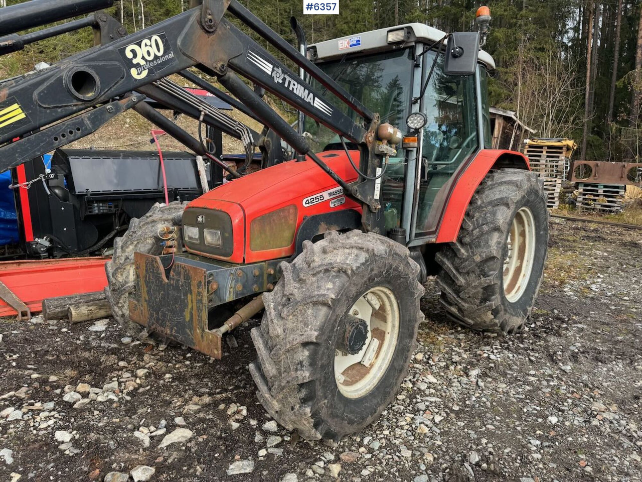 2000 Massey Ferguson 4255 m/ frontlaster - Tractor: foto 3 2000 Massey Ferguson 4255 m/ frontlaster - Tractor: foto 3