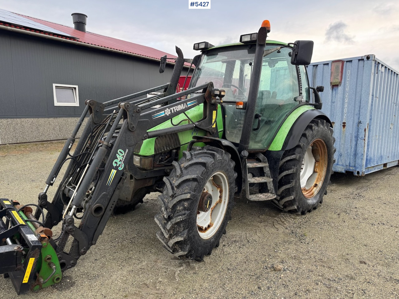 2001 Deutz Fahr Agrotron 90 w/front loader. - Tractor: foto 2 2001 Deutz Fahr Agrotron 90 w/front loader. - Tractor: foto 2