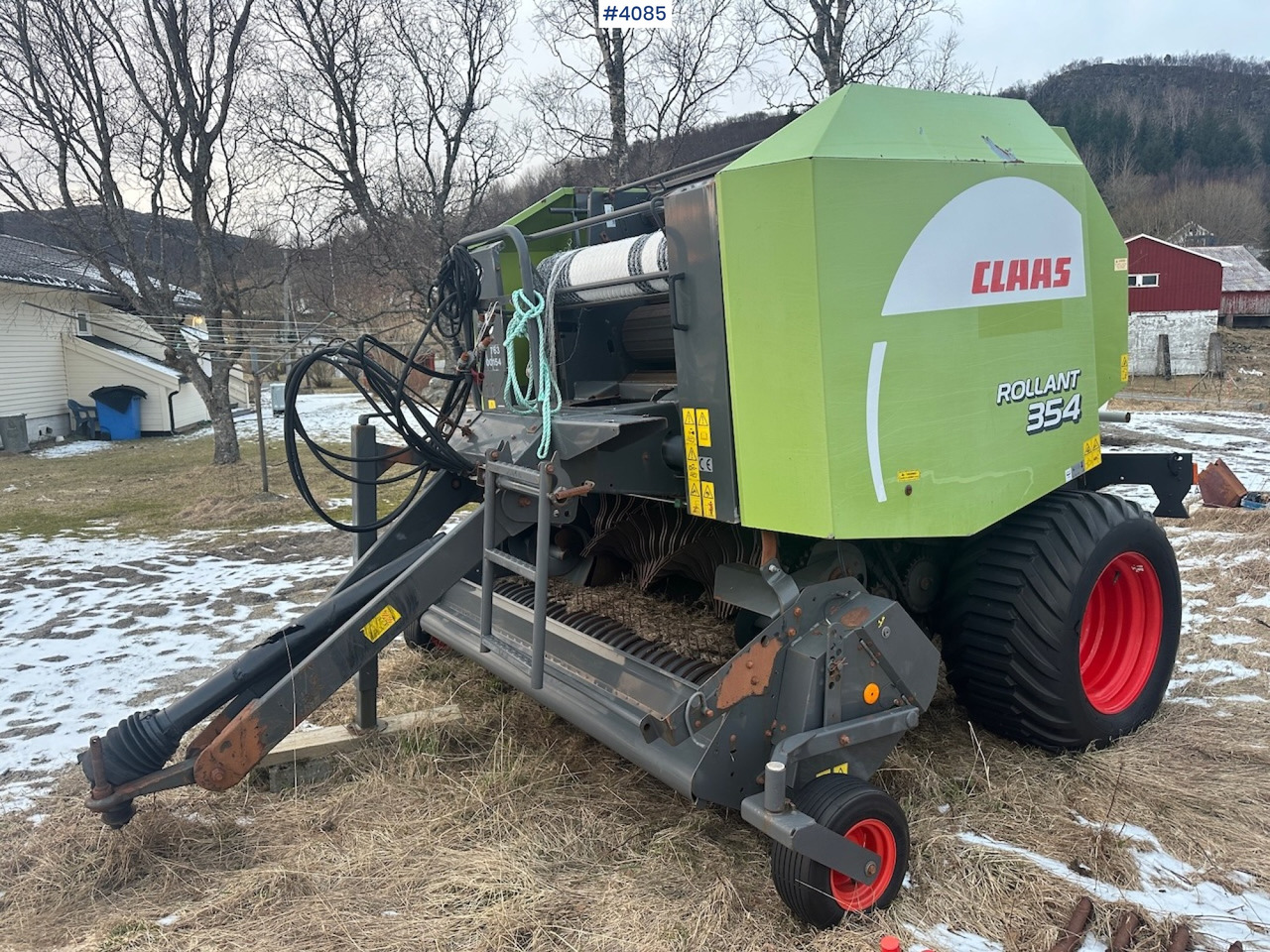 2008 Claas Rollant 354 Rotocut round baler. small repair object - Maquinaria de henificación: foto 4 2008 Claas Rollant 354 Rotocut round baler. small repair object - Maquinaria de henificación: foto 4
