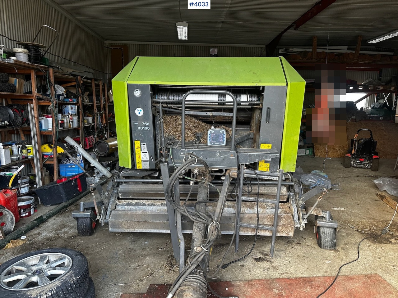 2008 Claas rollant 355 uniwrap round baler press - Maquinaria de henificación: foto 4 2008 Claas rollant 355 uniwrap round baler press - Maquinaria de henificación: foto 4