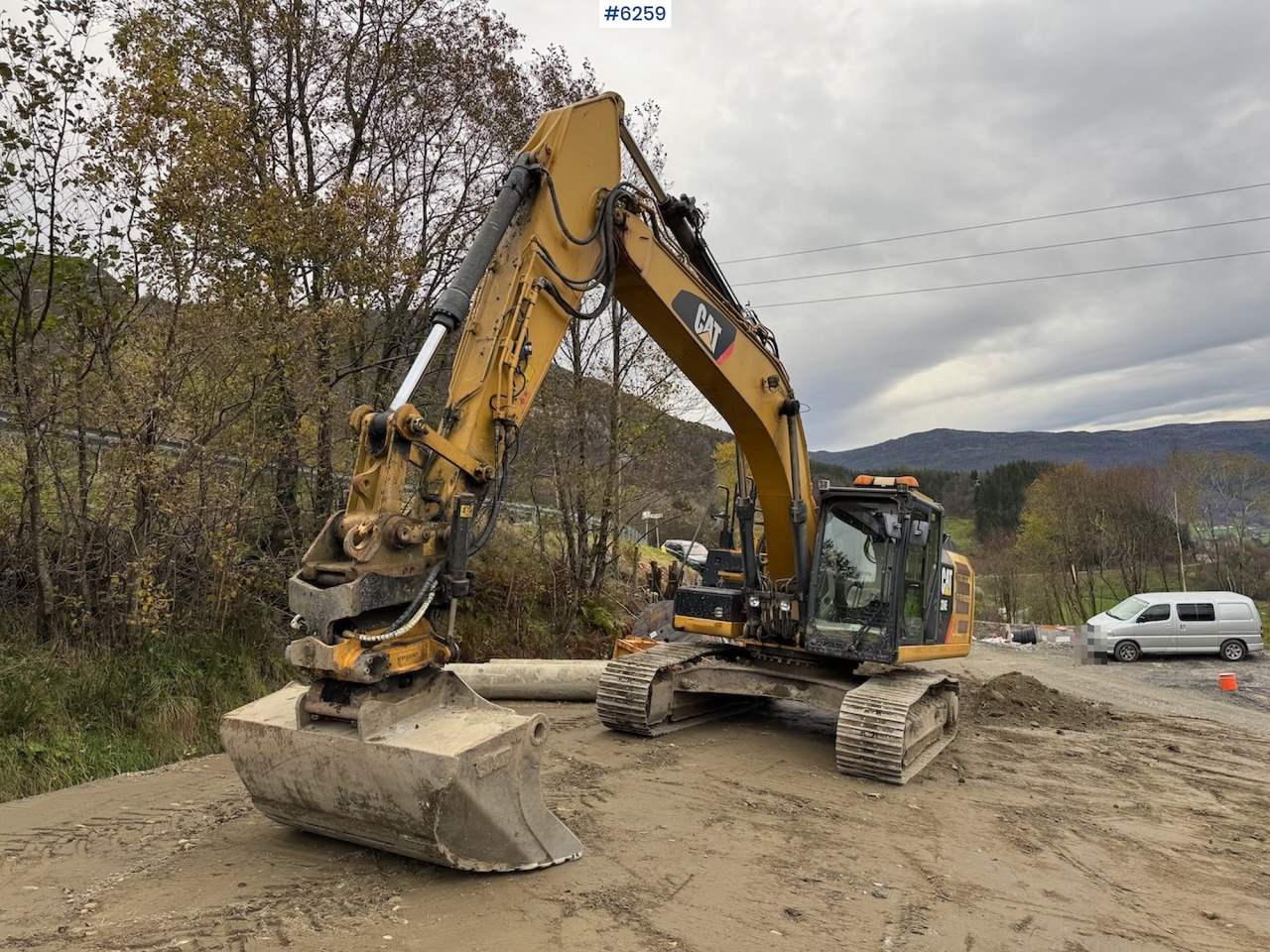 2012 Cat 324 E w/ rotor tilt, sanding bucket and digging bucket. - Excavadora: foto 5 2012 Cat 324 E w/ rotor tilt, sanding bucket and digging bucket. - Excavadora: foto 5