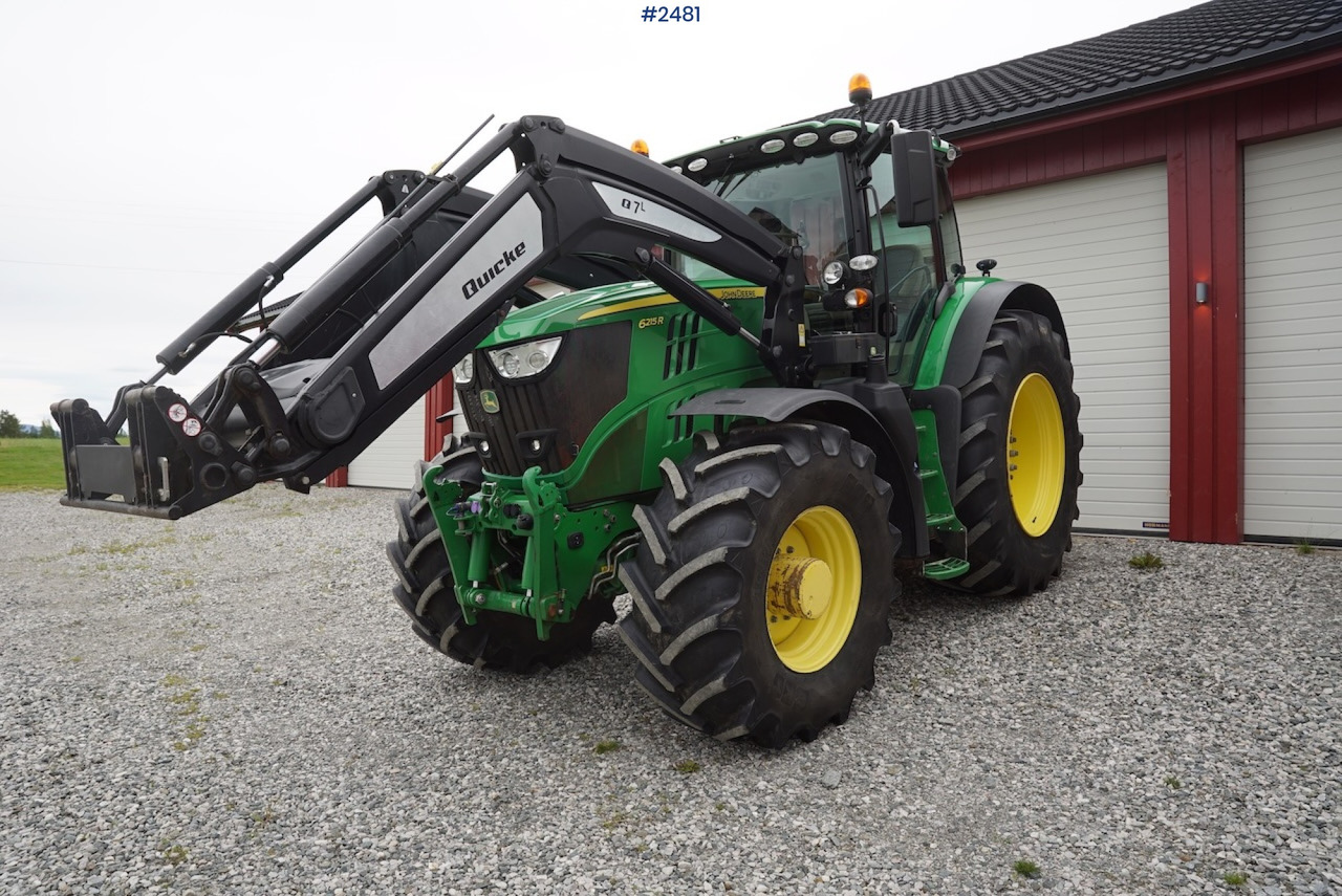 2017 John Deere 6215R w/Quicke loader and front hydraulics - Tractor: foto 4 2017 John Deere 6215R w/Quicke loader and front hydraulics - Tractor: foto 4