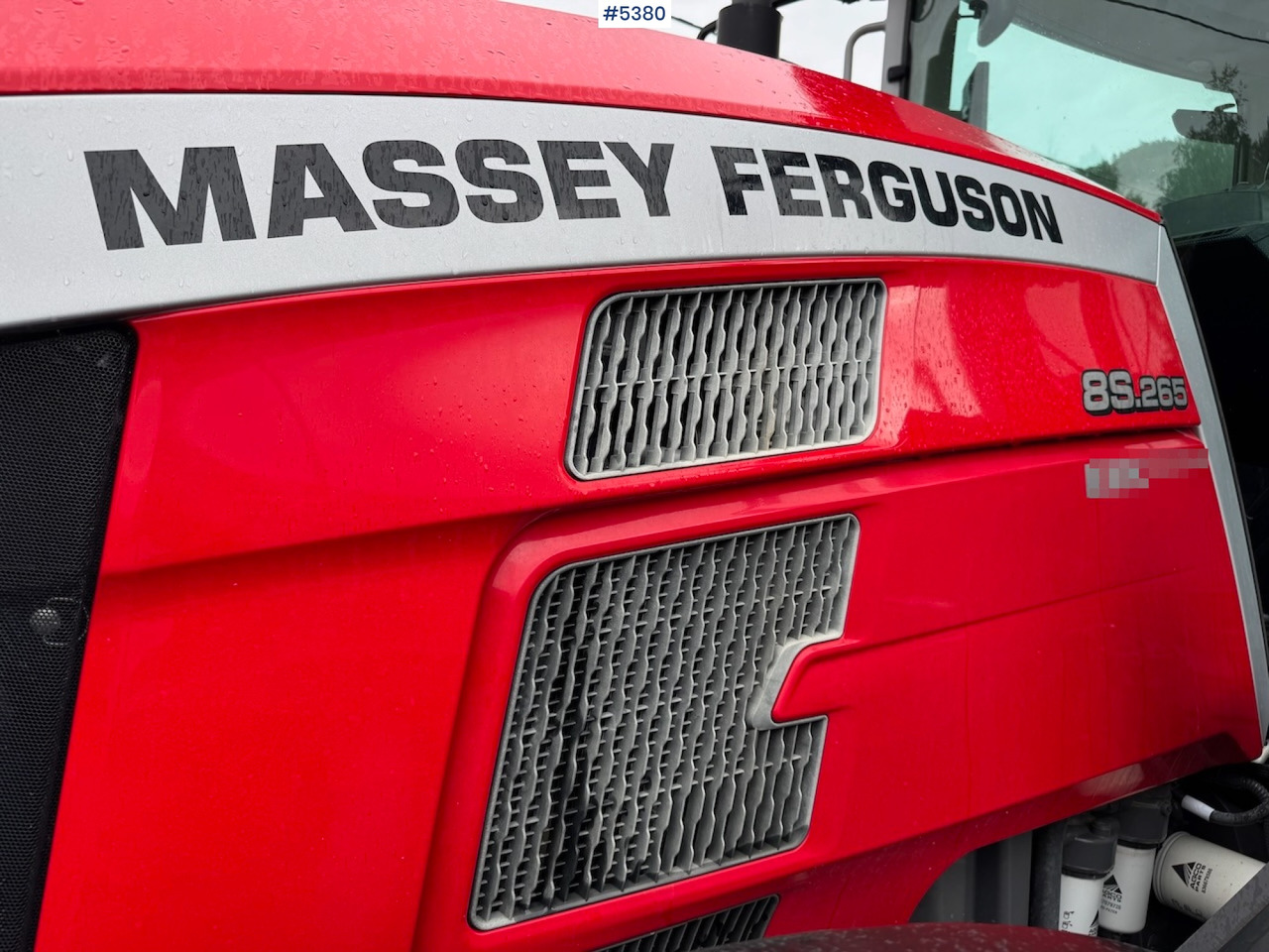 Tractor 2021 Massey Ferguson 8S.265 w/ front hydraulics and front PTO.: foto 14