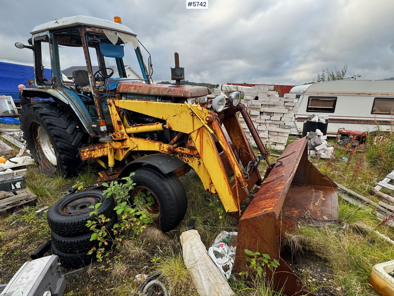 Tractor Circa 1987 Ford 7700 with Malm Orstad loader!: foto 7