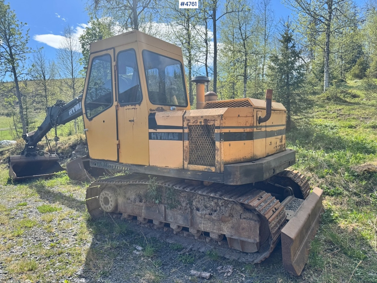 Circa 1990 Hymas 82R Crawler excavator w/ 2 buckets. - Excavadora: foto 4 Circa 1990 Hymas 82R Crawler excavator w/ 2 buckets. - Excavadora: foto 4