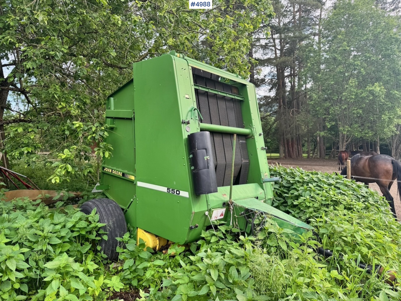John Deere 550 Round baler with control box - Maquinaria de henificación: foto 1 John Deere 550 Round baler with control box - Maquinaria de henificación: foto 1