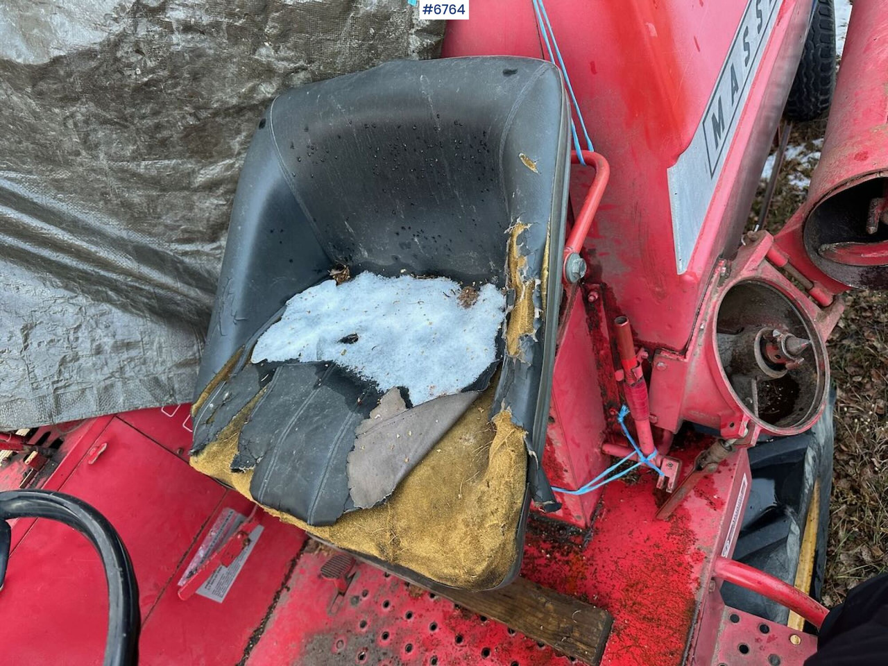 Cosechadora de granos Massey-Ferguson 186-6 Combine harvester.: foto 9