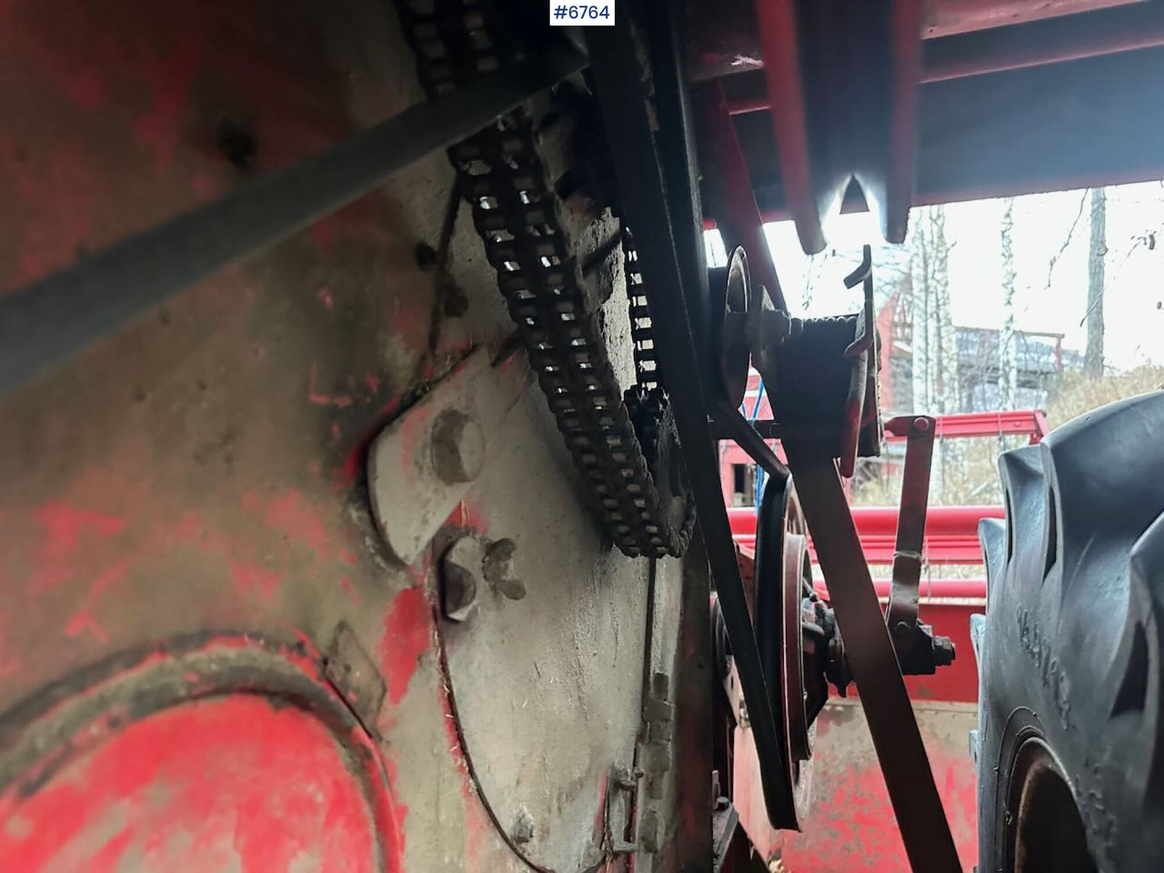 Cosechadora de granos Massey-Ferguson 186-6 Combine harvester.: foto 21