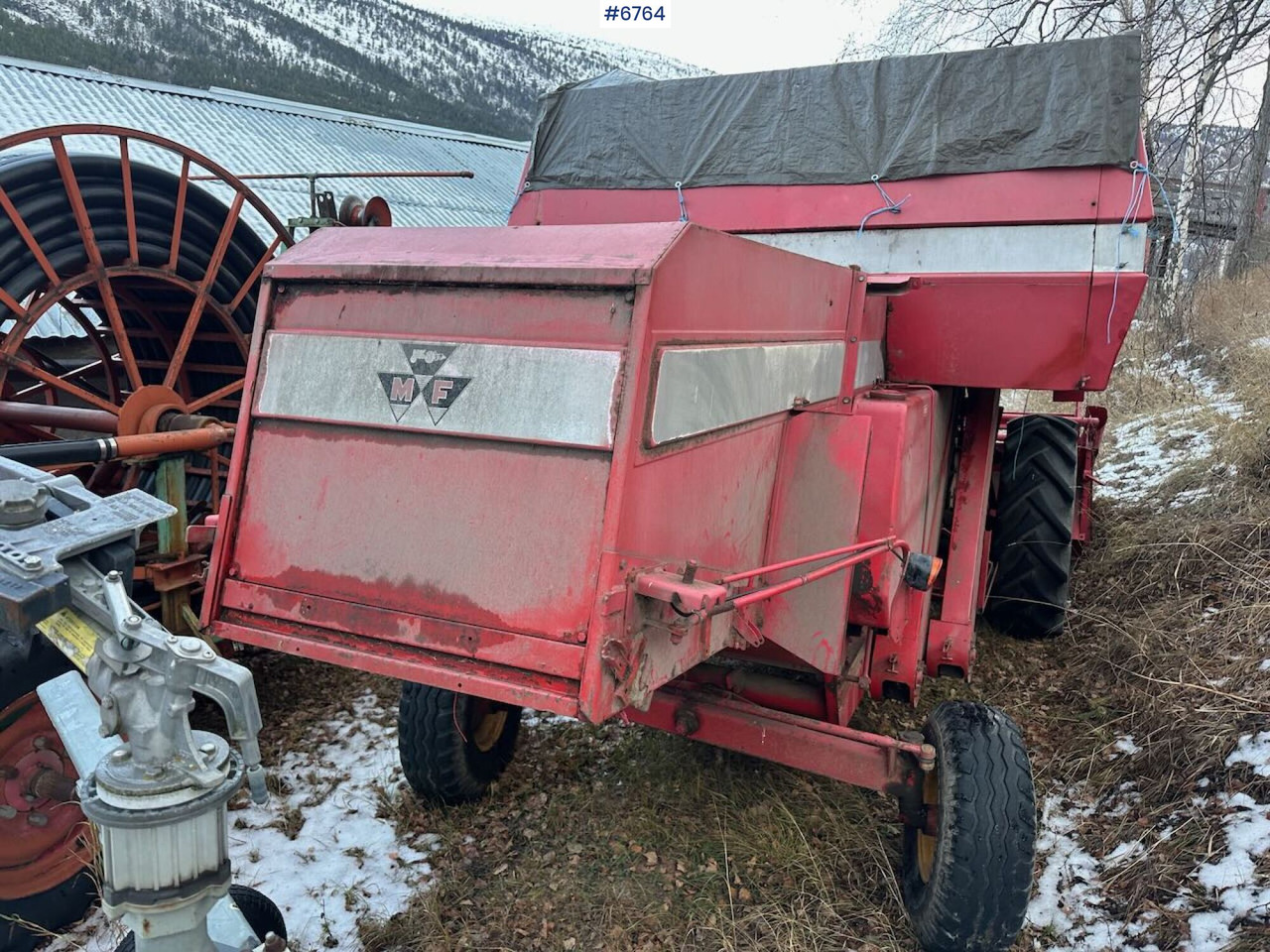 Cosechadora de granos Massey-Ferguson 186-6 Combine harvester.: foto 6