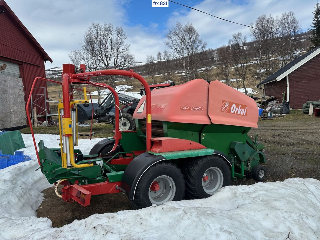 Orkel GP 1260 round baler. - Maquinaria de henificación: foto 5 Orkel GP 1260 round baler. - Maquinaria de henificación: foto 5