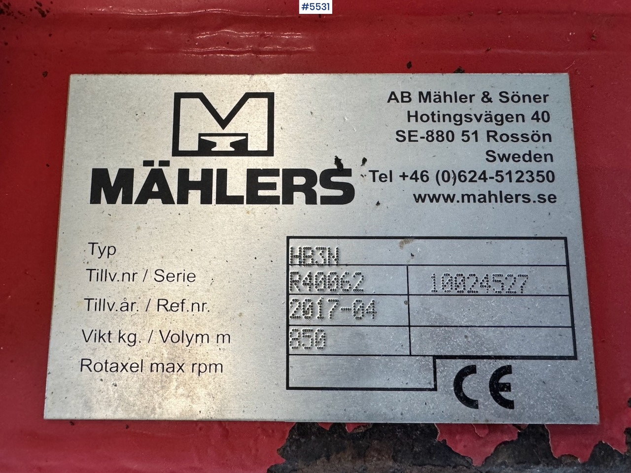 Vehículo municipal 2017 Mählers HR3N undercut plowshares: foto 15