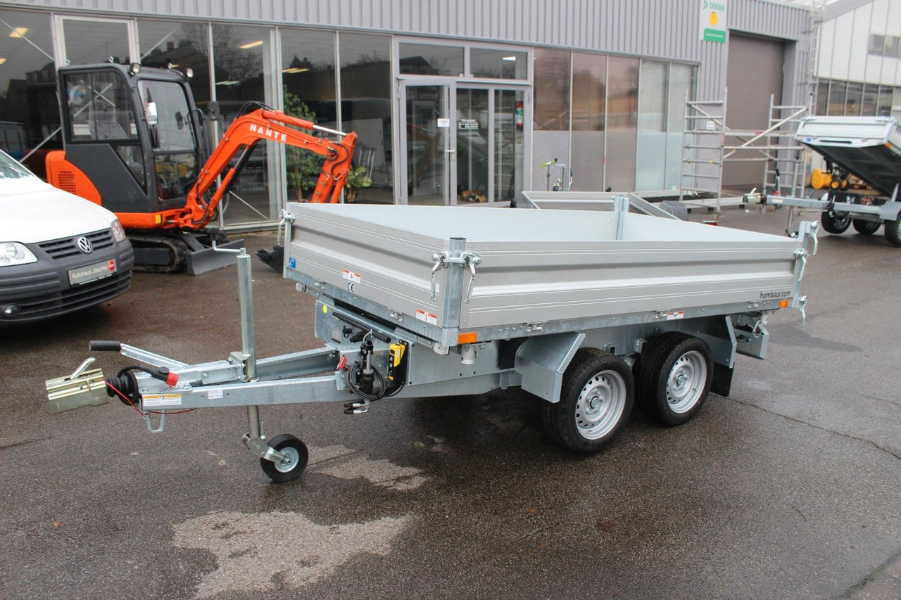 Humbaur HTK 2700.27 Alu E-Pumpe Kipper Dreiseitenkipper - Remolque volquete: foto 1 Humbaur HTK 2700.27 Alu E-Pumpe Kipper Dreiseitenkipper - Remolque volquete: foto 1