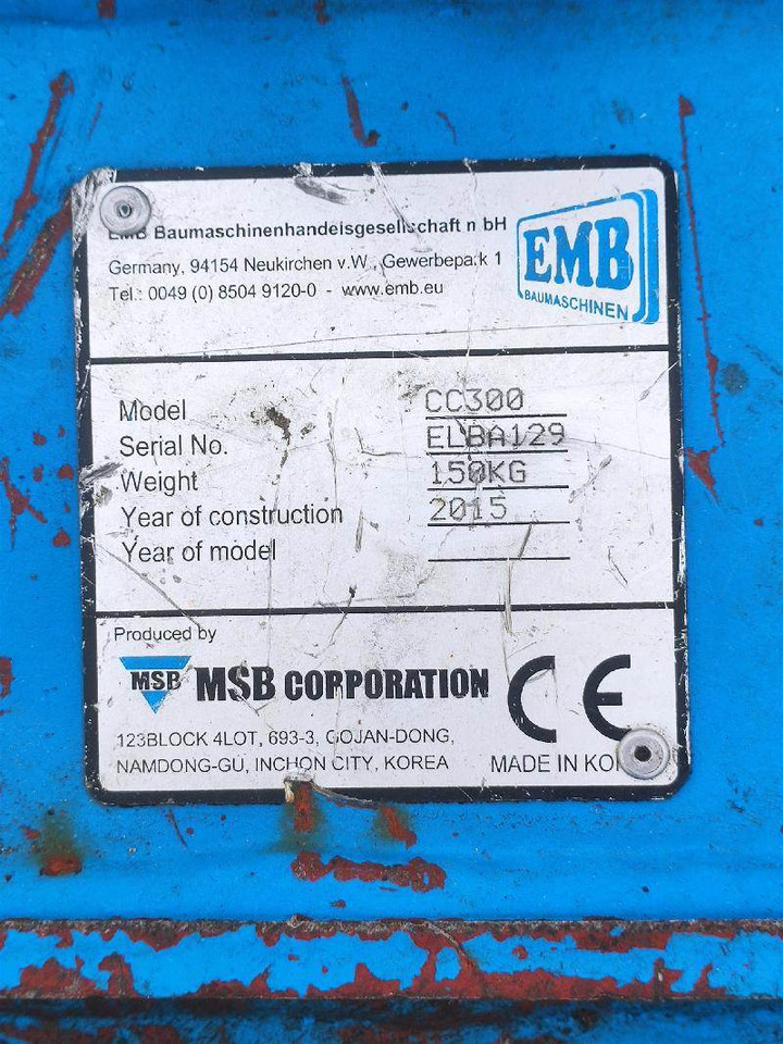 EMB CC300 - Cizalla de demolición: foto 4 EMB CC300 - Cizalla de demolición: foto 4