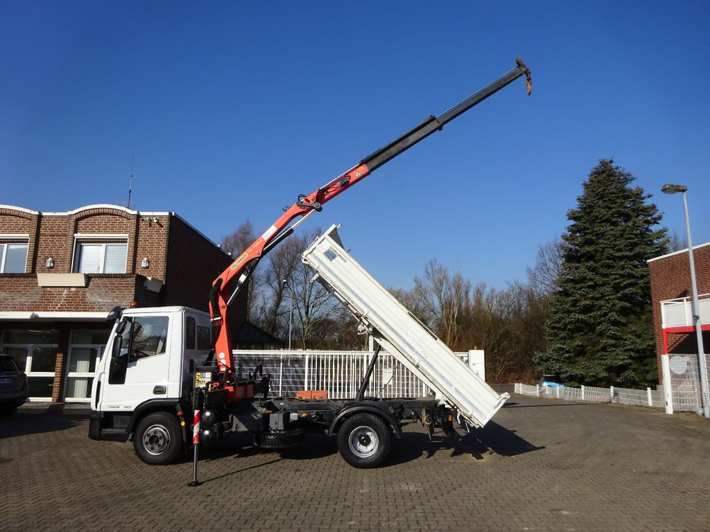 Iveco ML75E18K MEILLER 3Skipper mit PK 7001 Kran 4x2 - Camión volquete, Camión grúa: foto 2 Iveco ML75E18K MEILLER 3Skipper mit PK 7001 Kran 4x2 - Camión volquete, Camión grúa: foto 2