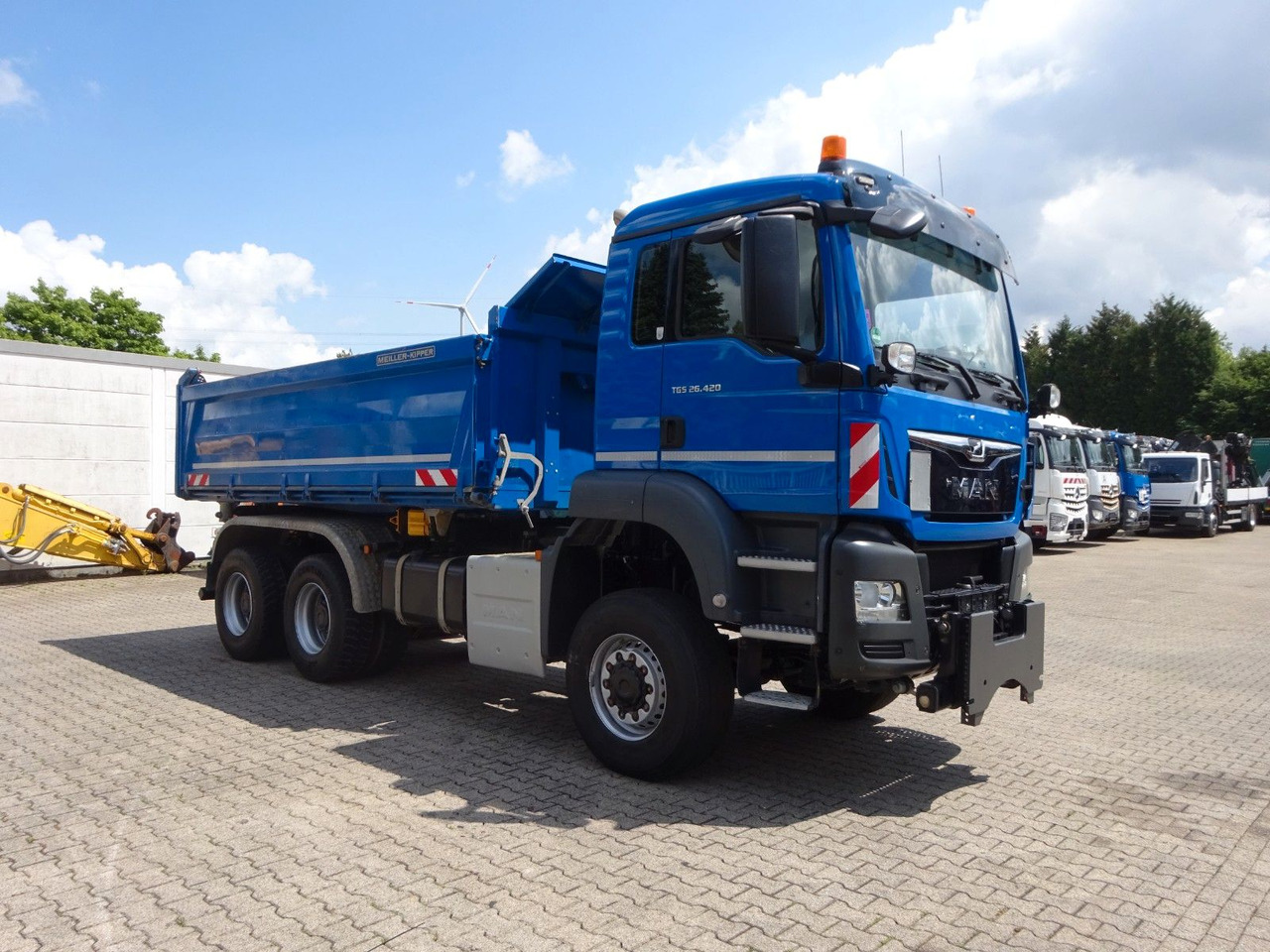 Camión volquete, Camión grúa MAN 26.420 TGS MEILER 3Skipper + Bordmatik 6x6: foto 14