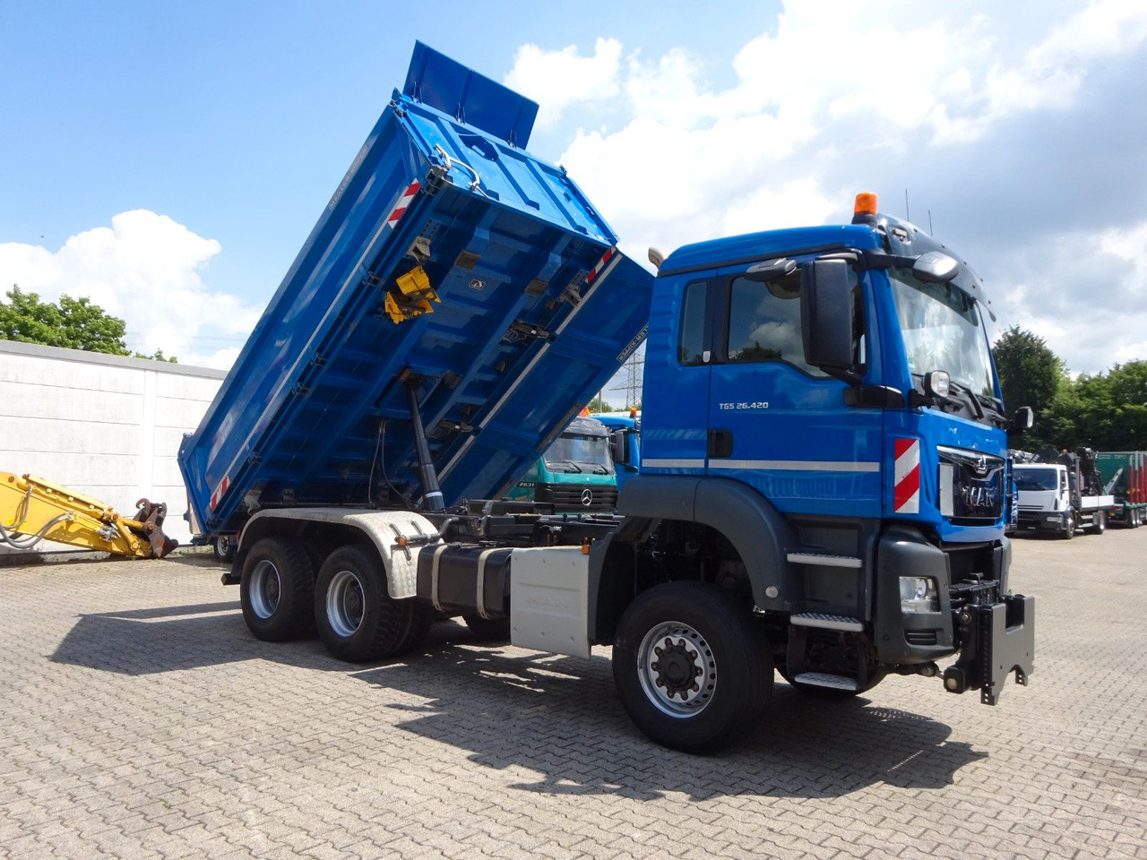 Camión volquete, Camión grúa MAN 26.420 TGS MEILER 3Skipper + Bordmatik 6x6: foto 6