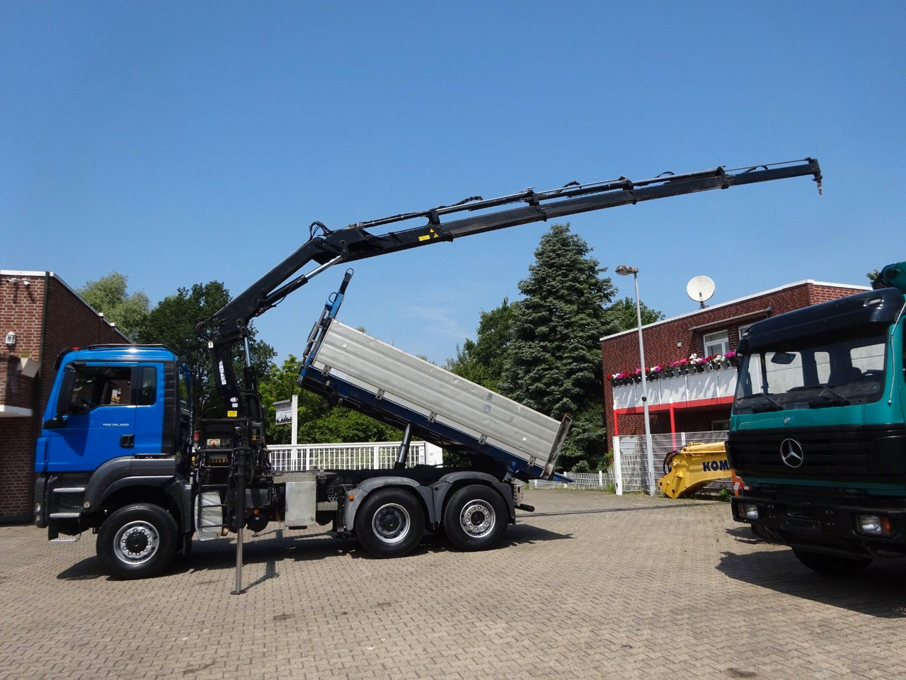 MAN 28.400 TGS 3Skipper+HIAB 166 E-4 HIPRPO 6x4-4 - Camión volquete, Camión grúa: foto 3 MAN 28.400 TGS 3Skipper+HIAB 166 E-4 HIPRPO 6x4-4 - Camión volquete, Camión grúa: foto 3