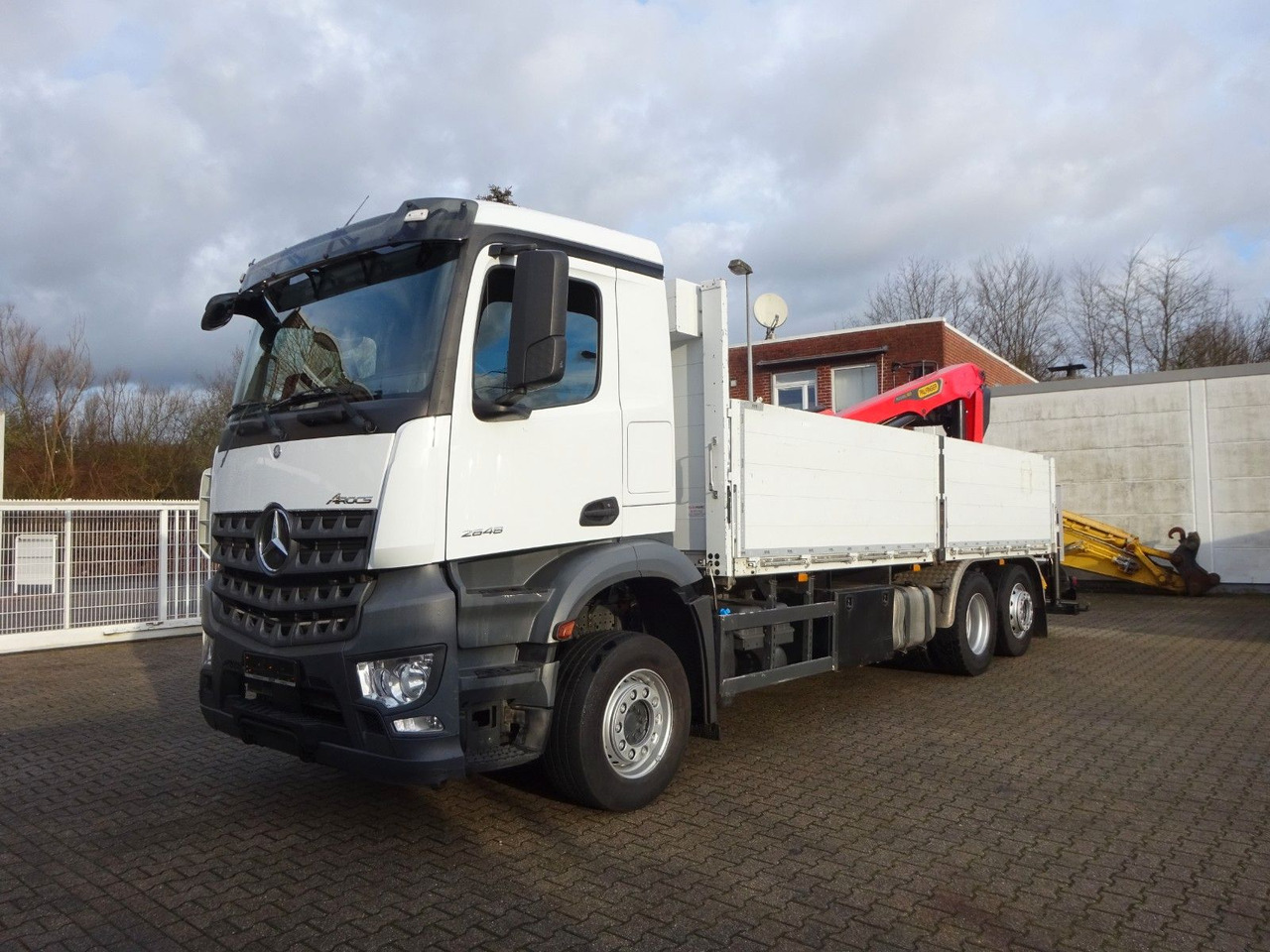 Camión grúa, Camión caja abierta Mercedes-Benz 2648 Baustoffpritsche + PK 23001 TEC3 Kran Mercedes-Benz 2648 Baustoffpritsche + PK 23001 TEC3 Kran: foto 6