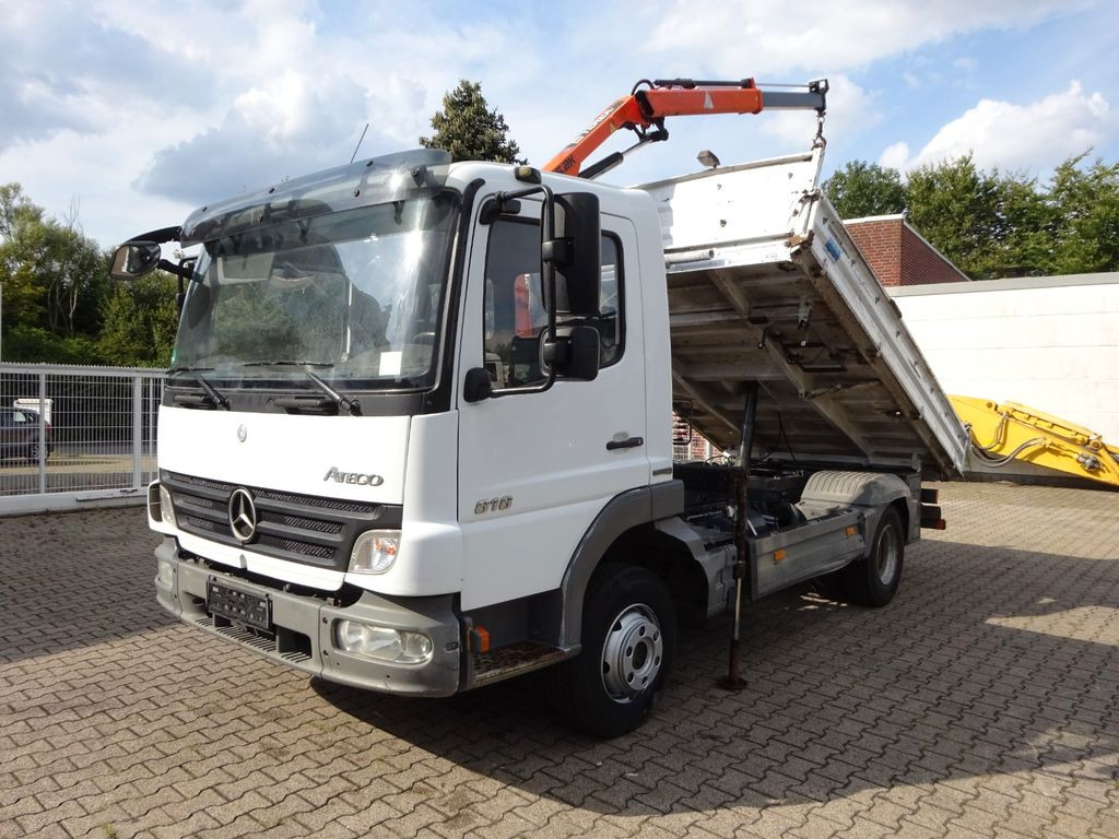 Mercedes-Benz 818 Atego MEILLER 3Skipper + Terex 36.2 Kran 4x2 - Furgoneta basculante: foto 1 Mercedes-Benz 818 Atego MEILLER 3Skipper + Terex 36.2 Kran 4x2 - Furgoneta basculante: foto 1