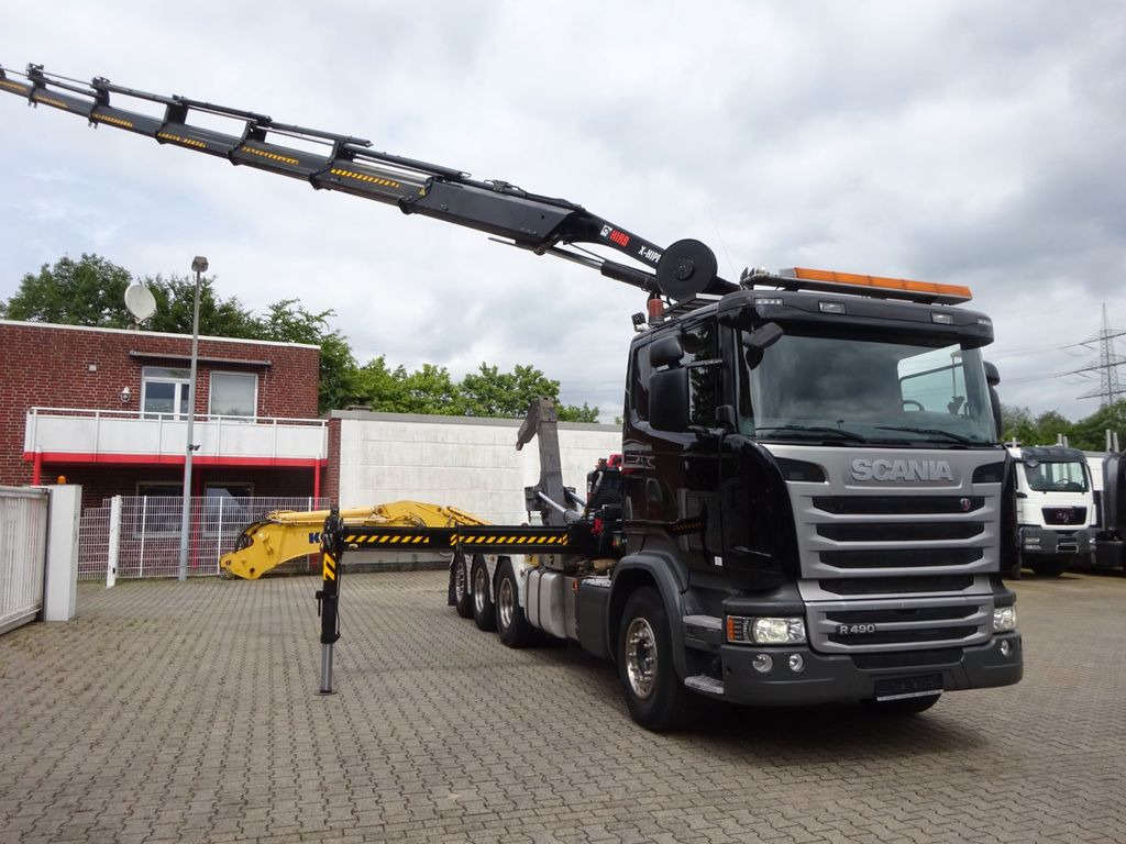 Scania R490 Abroller + HIAB 302E-6 Bj.2021 !Kran TRIDEM - Camión multibasculante, Camión grúa: foto 4 Scania R490 Abroller + HIAB 302E-6 Bj.2021 !Kran TRIDEM - Camión multibasculante, Camión grúa: foto 4
