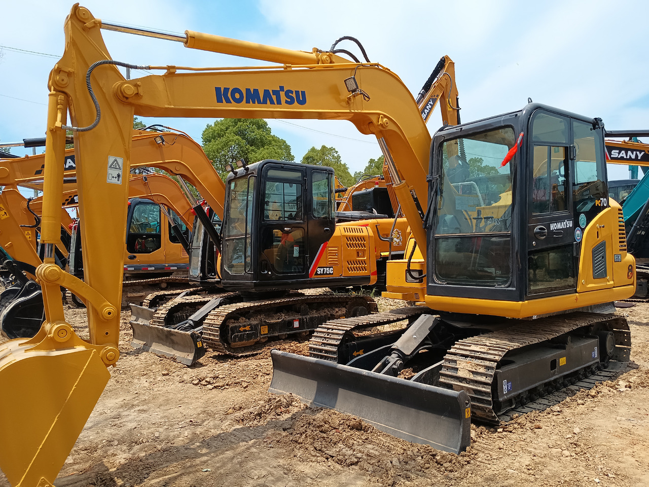 Komatsu PC70 - Excavadora de cadenas: foto 4 Komatsu PC70 - Excavadora de cadenas: foto 4
