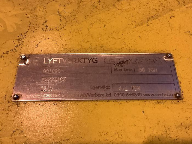 CERTEX 80T lifting beam - Maquinaria de construcción: foto 5 CERTEX 80T lifting beam - Maquinaria de construcción: foto 5