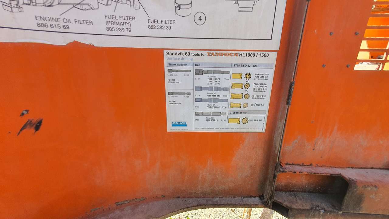 Perforadora TAMROCK Pantera 1100: foto 23 Perforadora TAMROCK Pantera 1100: foto 23