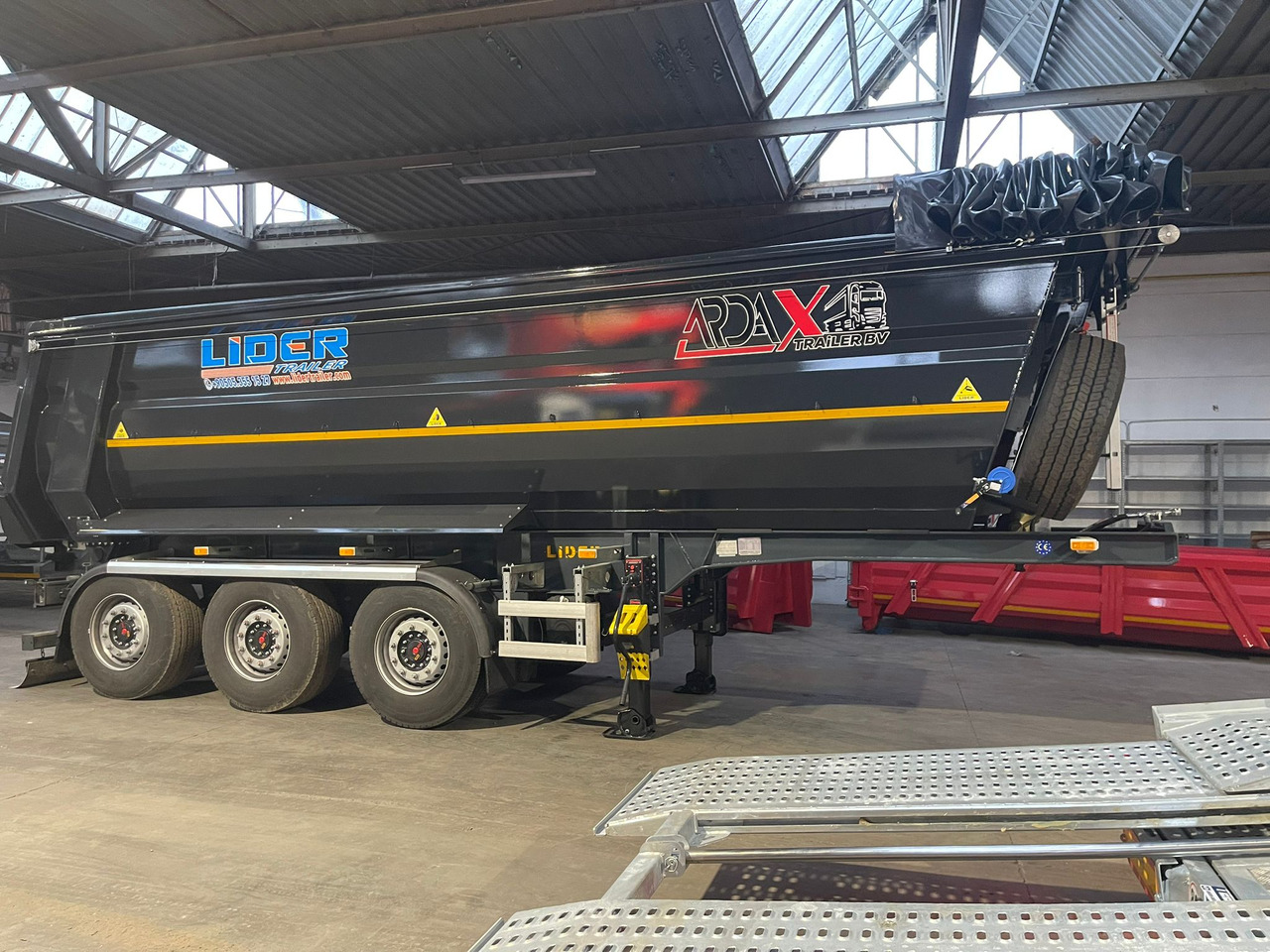 Semirremolque volquete para transporte de materiales áridos nuevo LIDER 3-ASSIGE KIEPER (HARDOX): foto 7