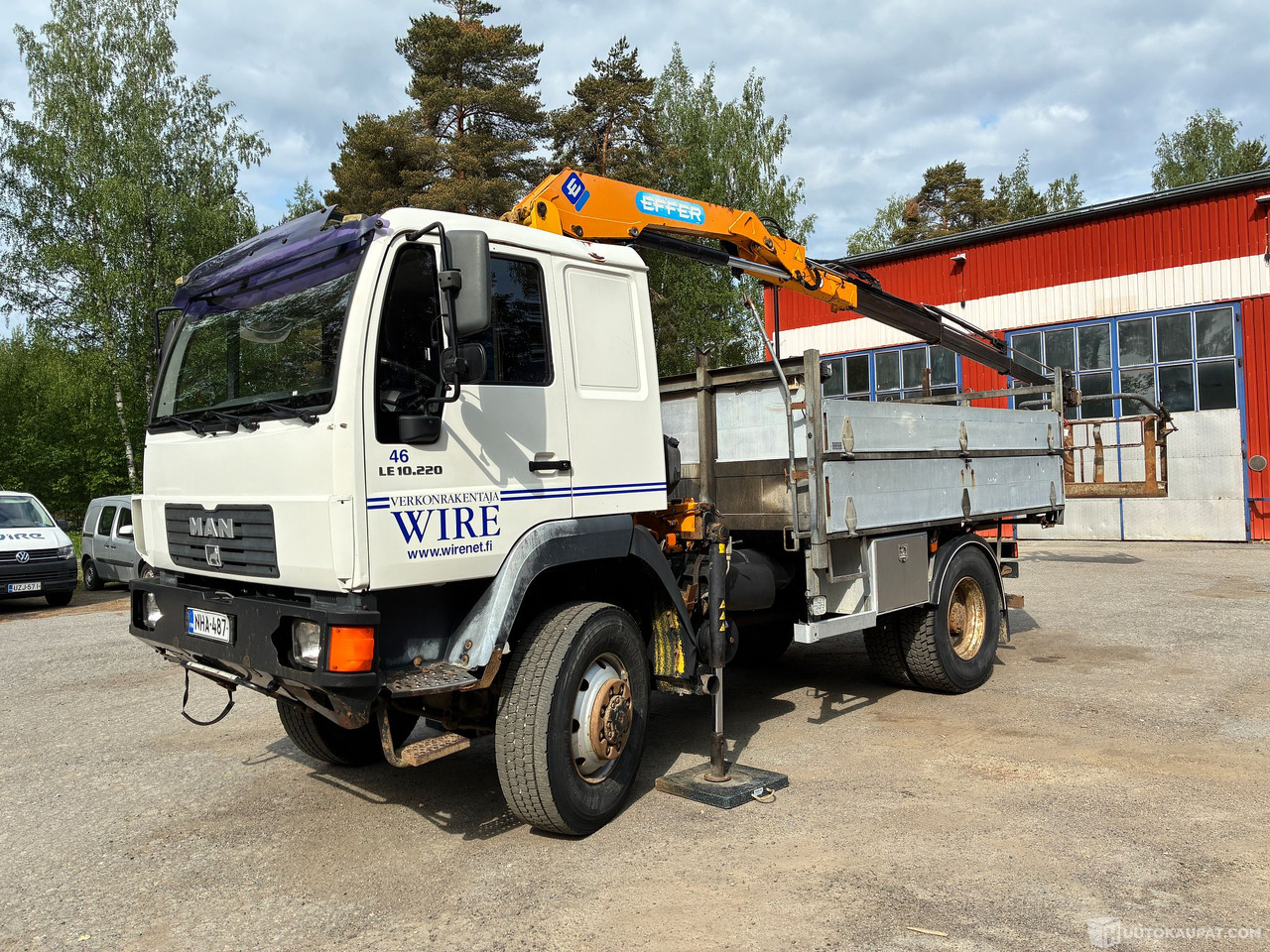 MAN 10.220, 2006 Kuorma-auto 4x4 + Effer 75 nosturi ja henkilönnostokori, Hattula - Camión: foto 4 MAN 10.220, 2006 Kuorma-auto 4x4 + Effer 75 nosturi ja henkilönnostokori, Hattula - Camión: foto 4