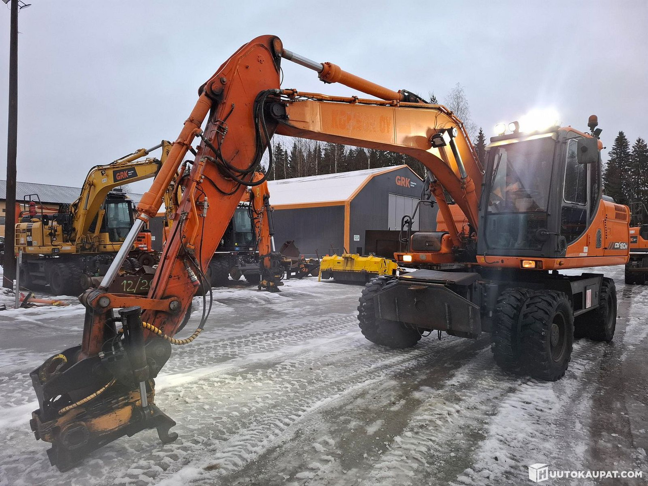 Doosan DX160W, 2012, Sonkajärvi - Excavadora de ruedas: foto 1 Doosan DX160W, 2012, Sonkajärvi - Excavadora de ruedas: foto 1